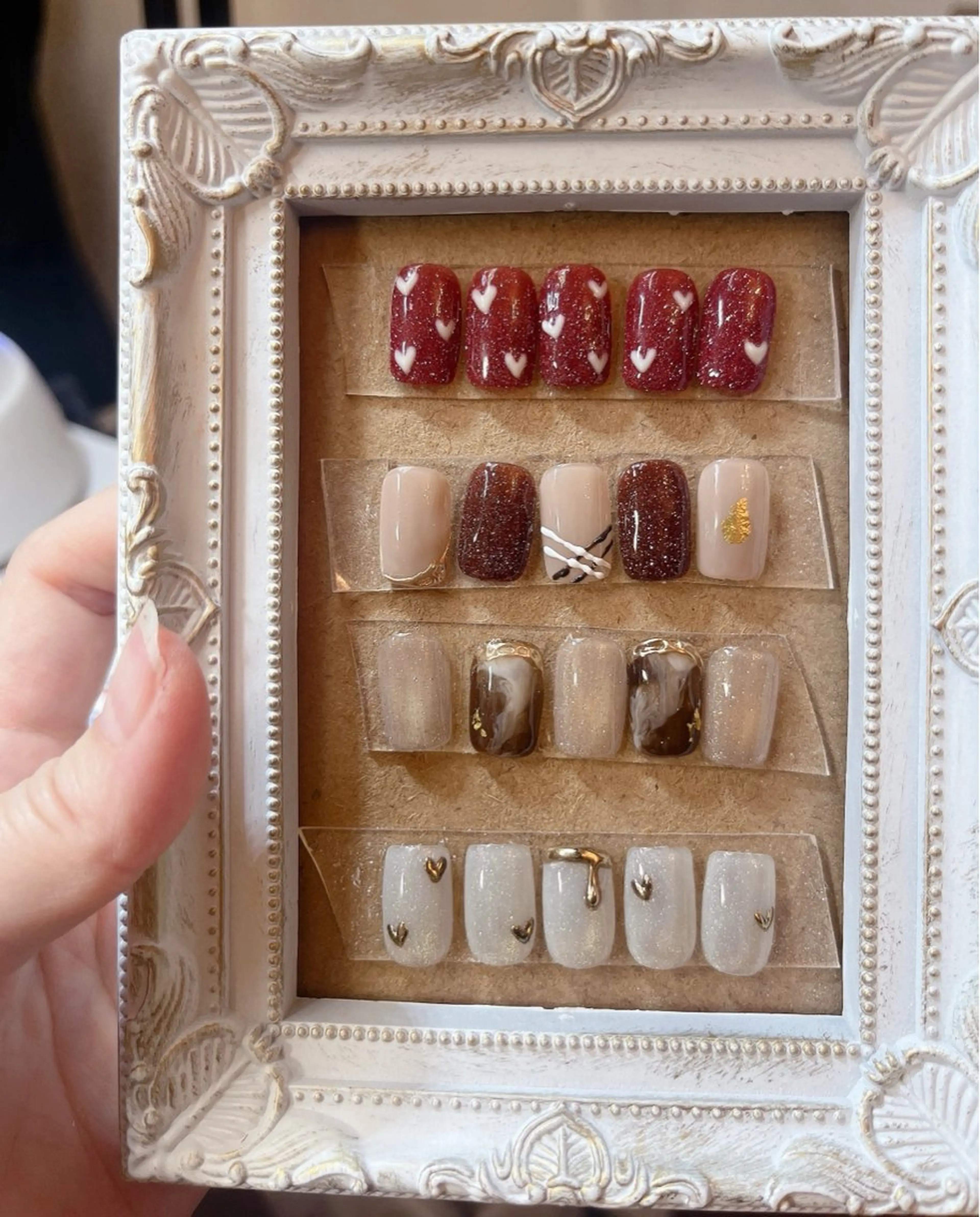 期間限定🉐バレンタイン❤️シンプルデザインメニュー💅の写真