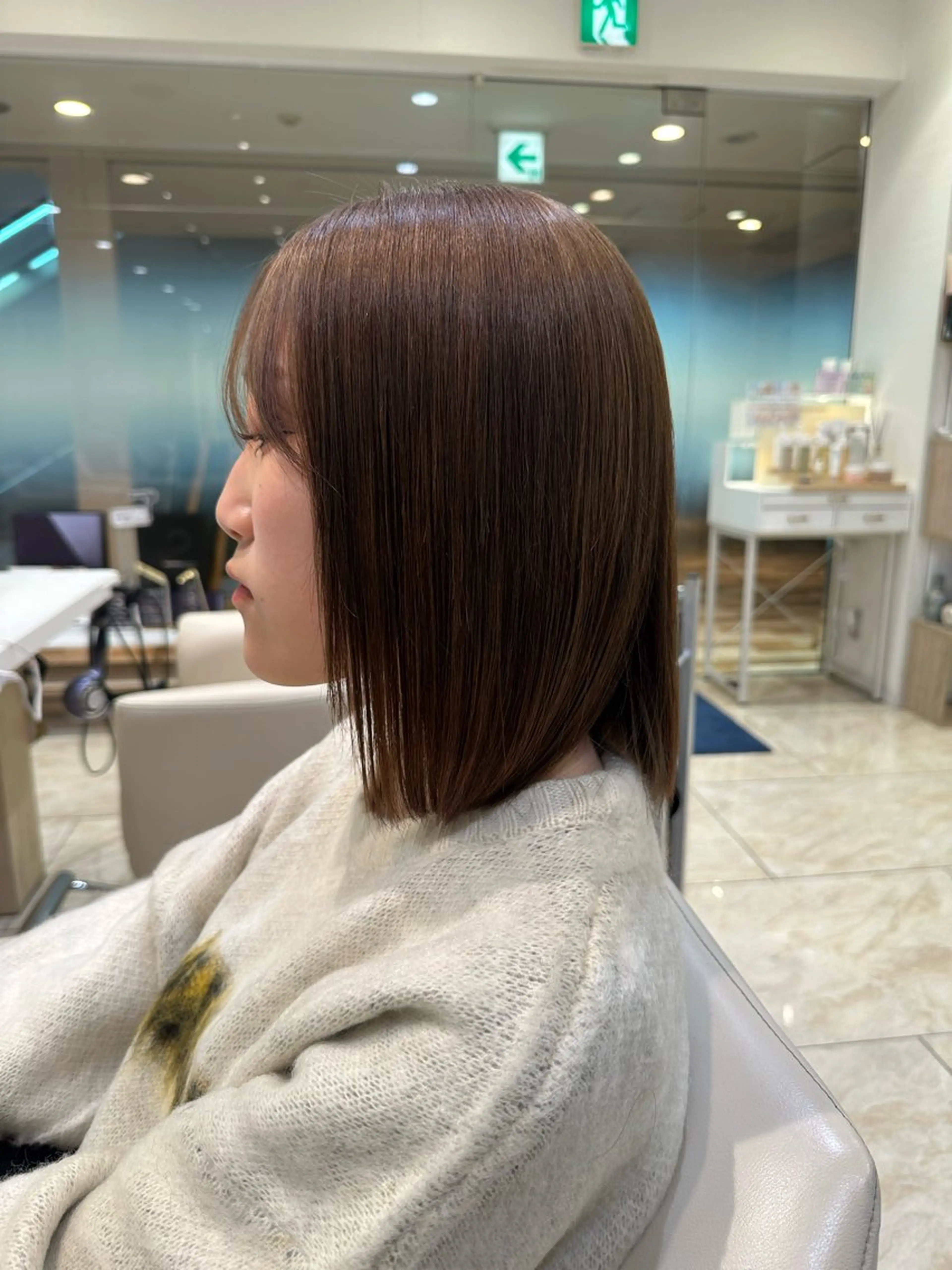 ミディアム カラー 波巻パーマ/毛流れ パーマ☘️りゅうせいのヘアスタイル