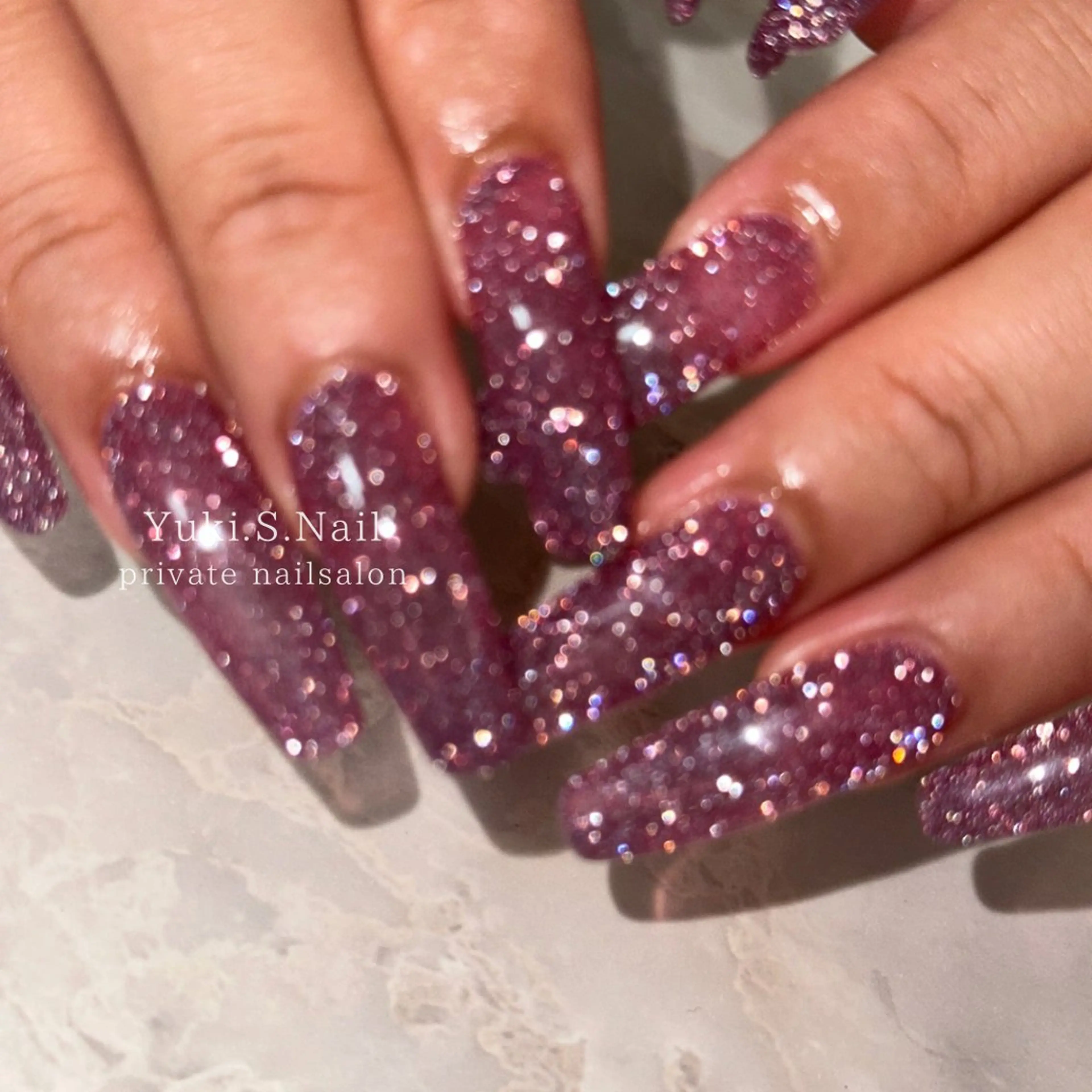 ロング ハンドネイル Yuki S.Nailのネイルデザイン