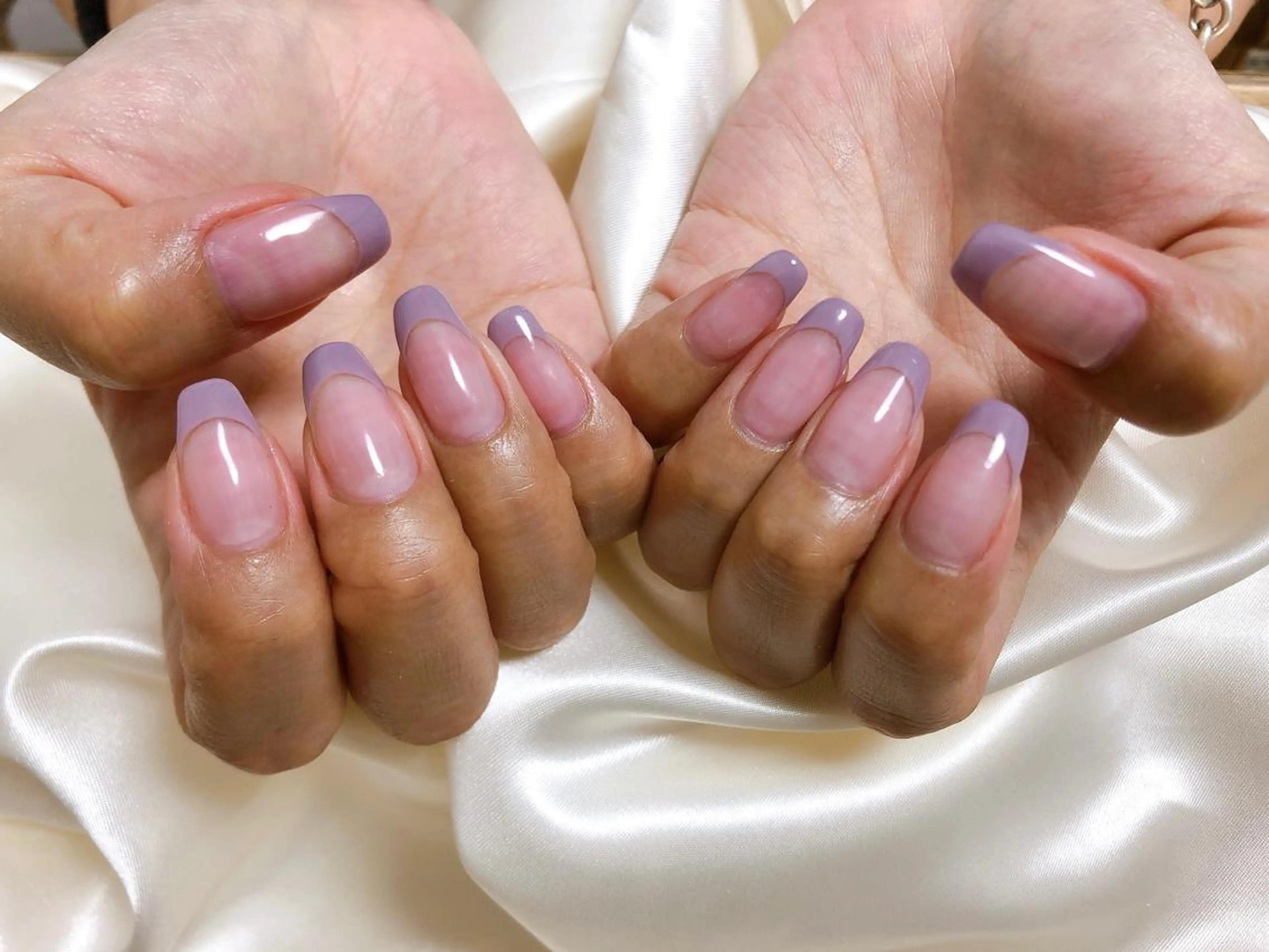 ネイル フレンチネイル Mogu nail 二子玉川のネイルデザイン