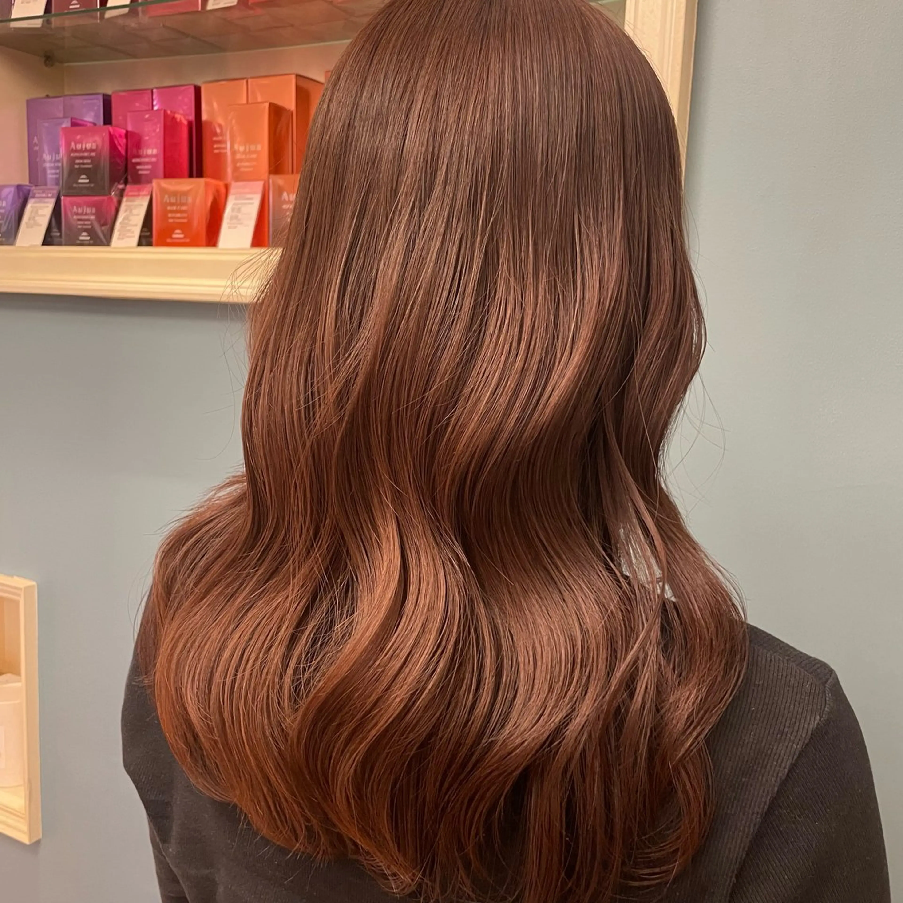 ロング カラー カット ヘアカラー トリートメント 💎久米川 東村山 BASSAサトウ💎のヘアスタイル