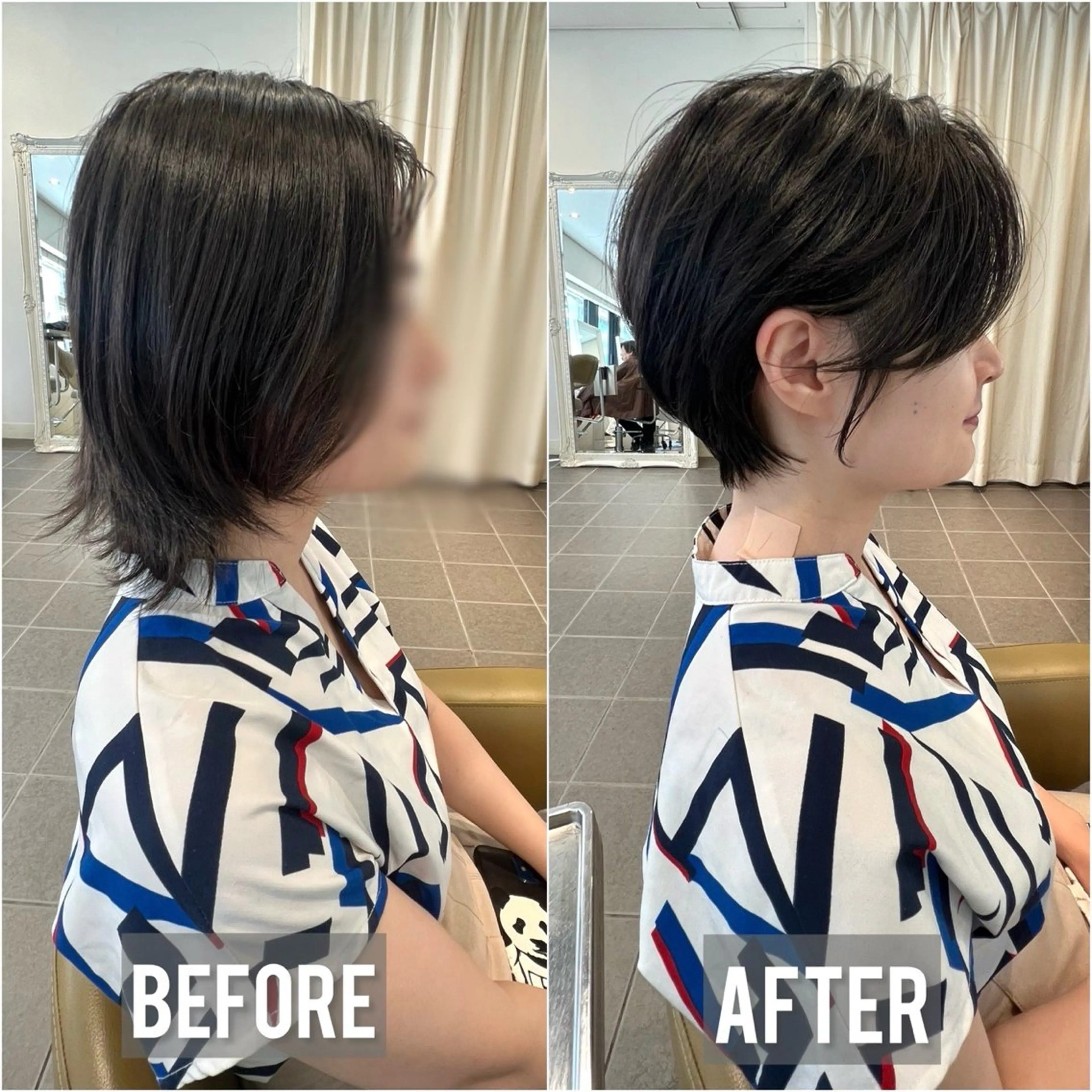 ミディアム カラー ミディアムパーマ ボブ 顔周りカット ハッシュカット 髪質改善 ヘアカラー 🔮診断サロン 【BASSA】🔮のヘアスタイル