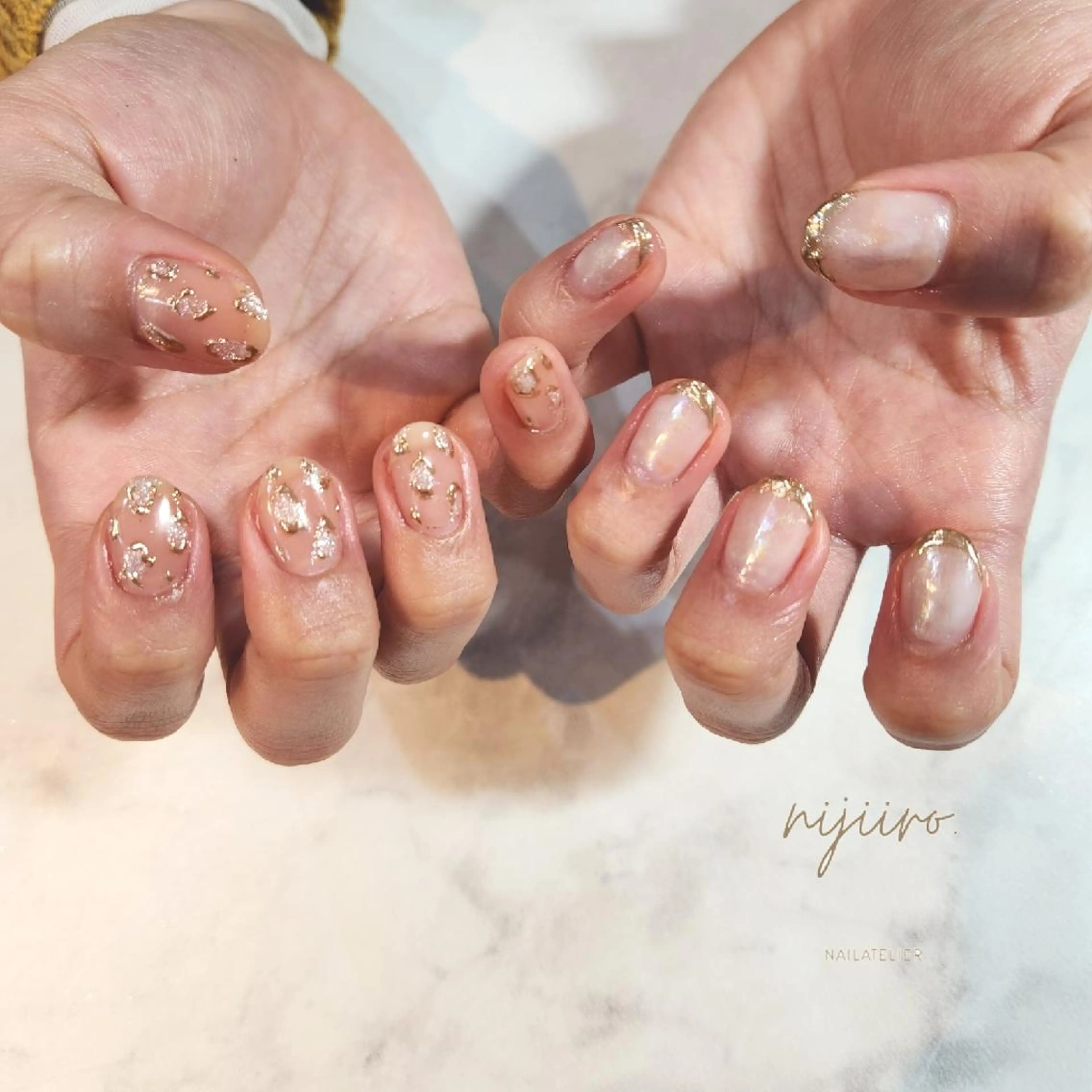 ネイル ハンドネイル nailatelier nijiiro.所属・nijiiro🌈 サトウのネイルデザイン