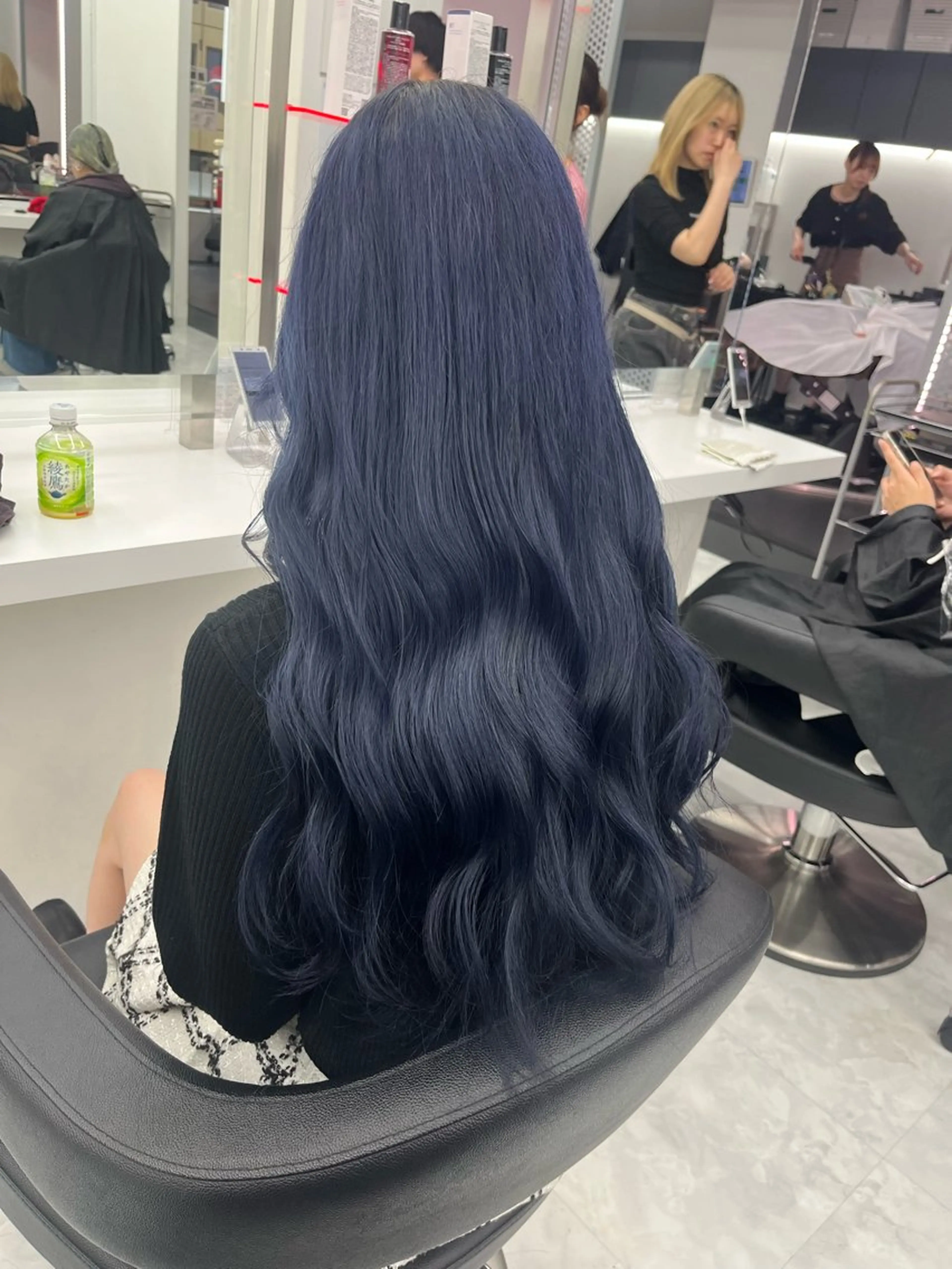 ロング カラー ブルーカラー ネイビーカラー ヘアカラー 💖トレンド秋冬 カラー💖FUTAのヘアスタイル