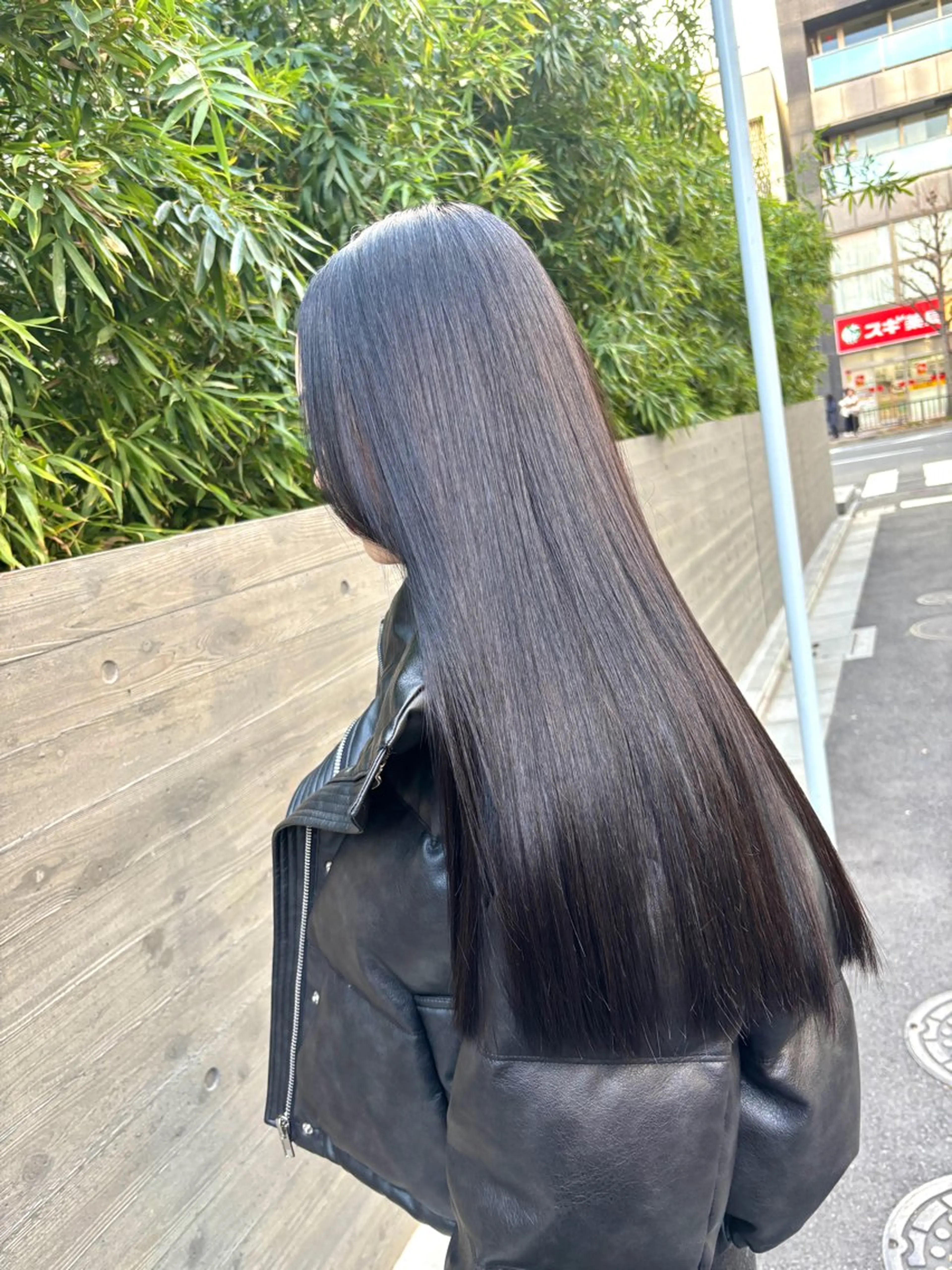 ロング カラー 透明感カラー グレージュ 髪質改善 トリートメント カット ヘアカラー 縮毛矯正 トリートメント HIYOSHI　✂︎ 艶髪職人のヘアスタイル