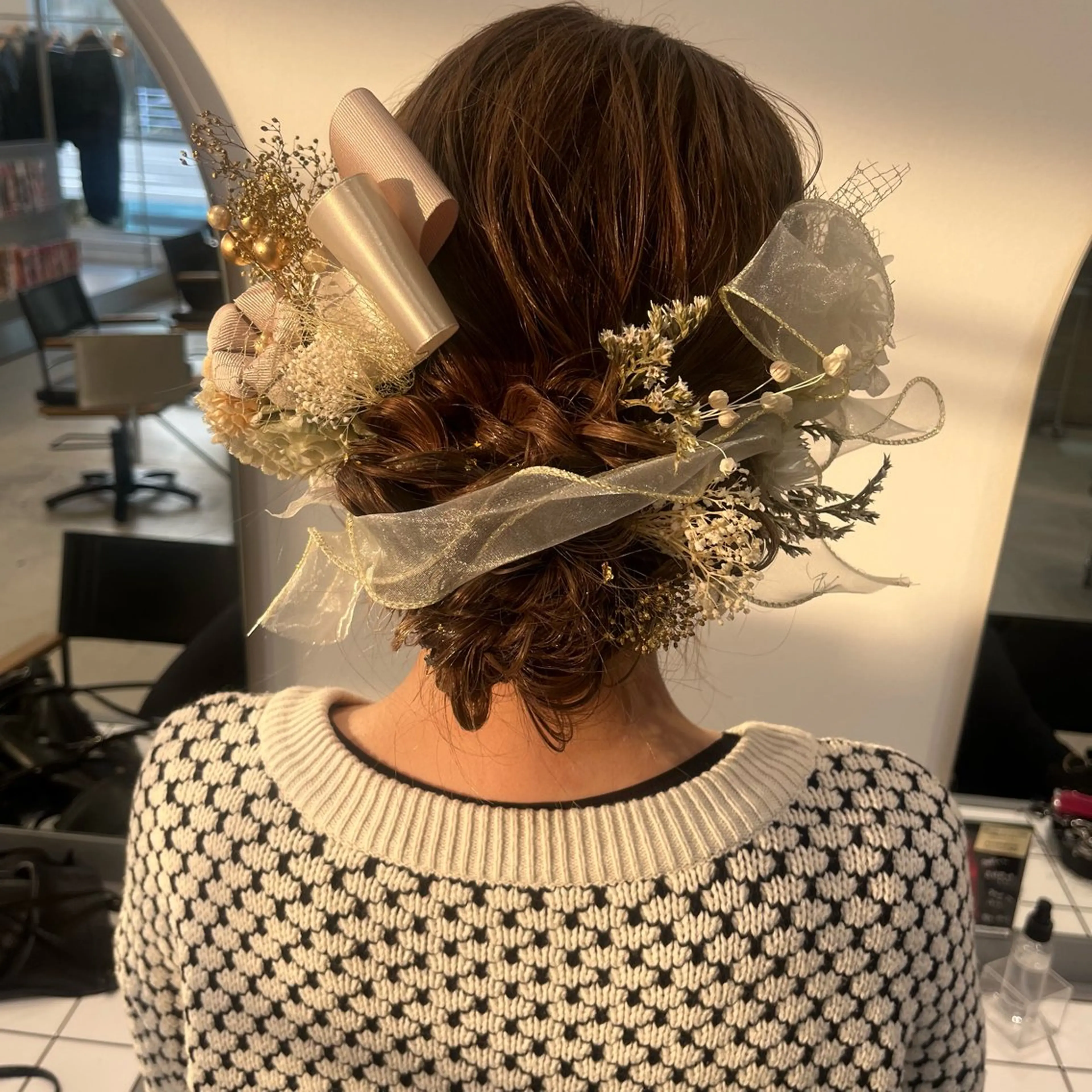 ヘアアレンジ 成人式 仮坂 美夏のヘアスタイル