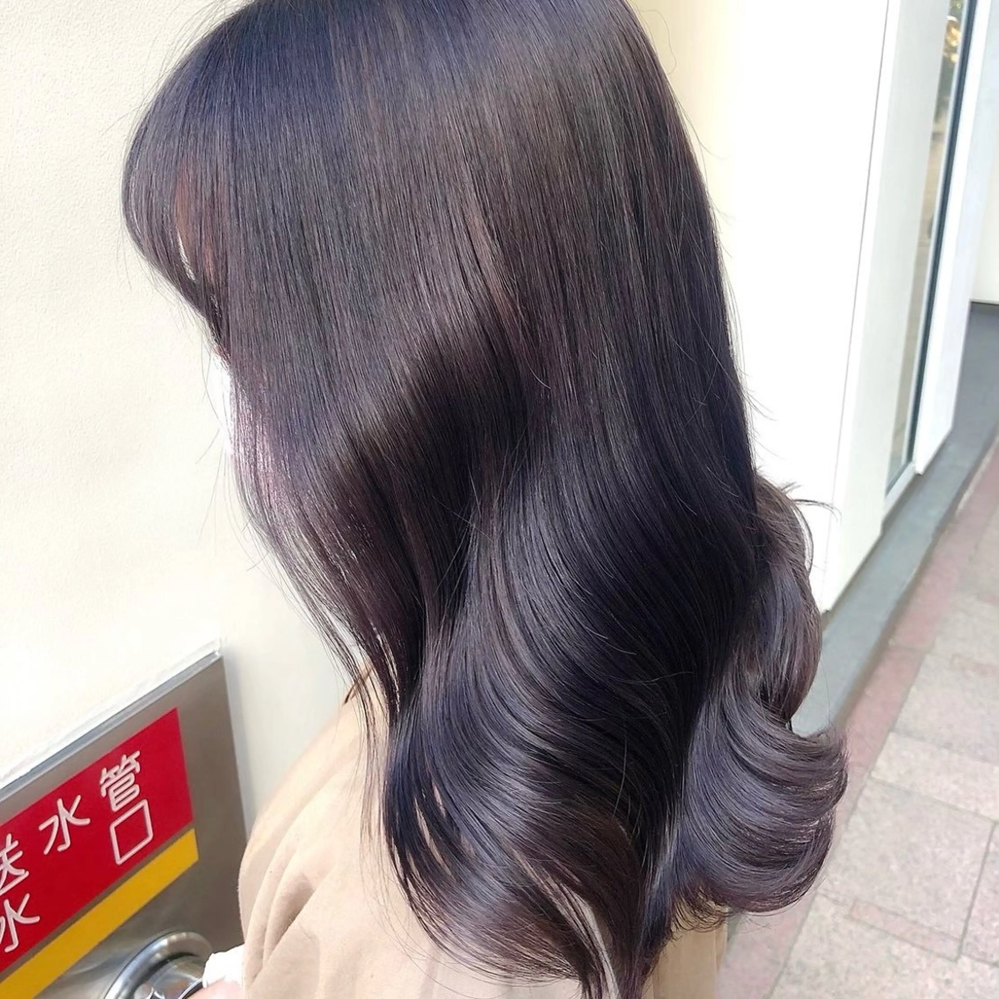 ロング カラー パーマ ヘアカラー トリートメント ヘッドスパ Lond re Maison所属・骨格補正カット／艶 カラー🌸さくら🌸のヘアスタイル