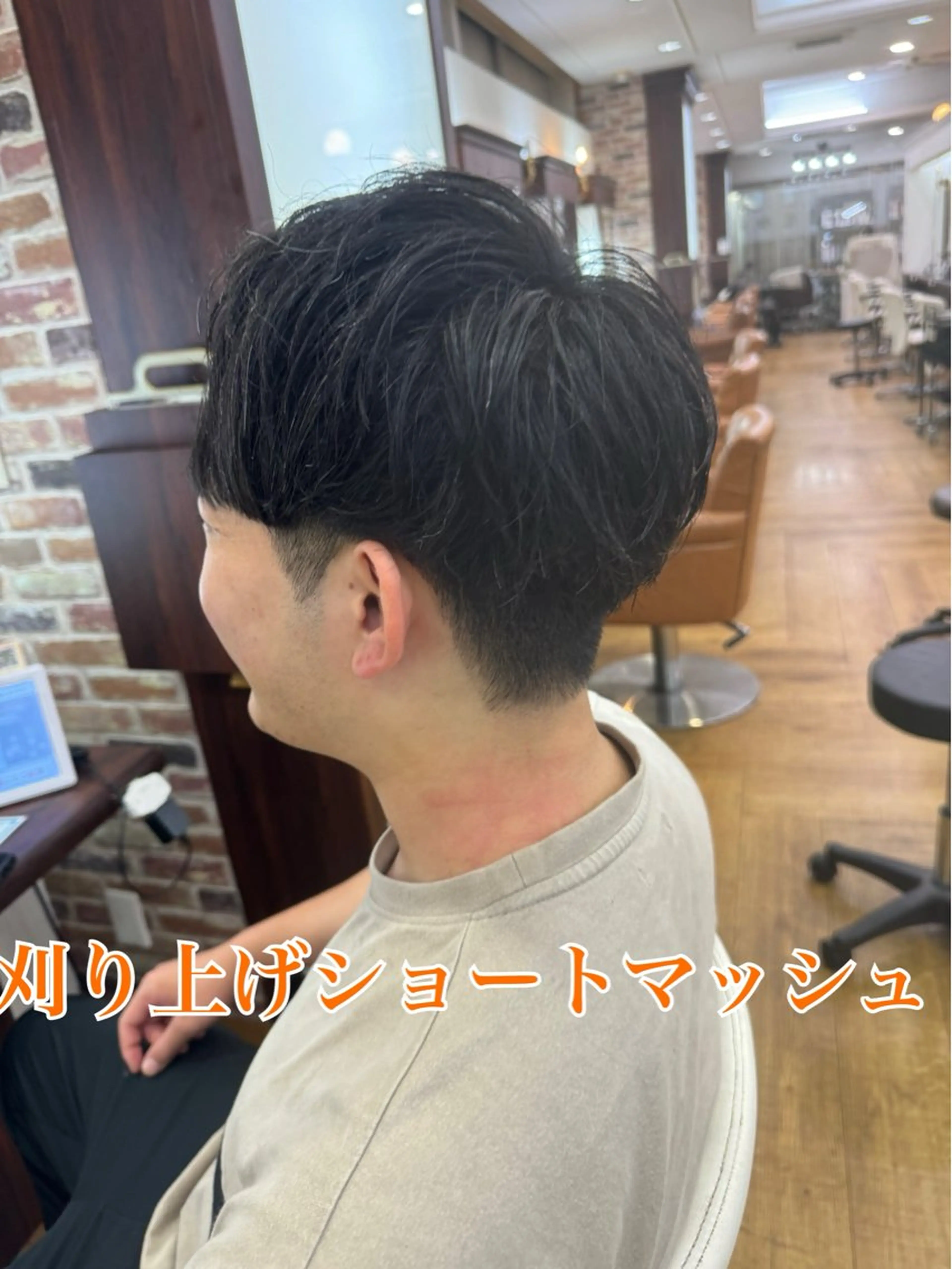 ショート Mens  Salon stud.所属・川畑 大地/波巻きパーマのヘアスタイル