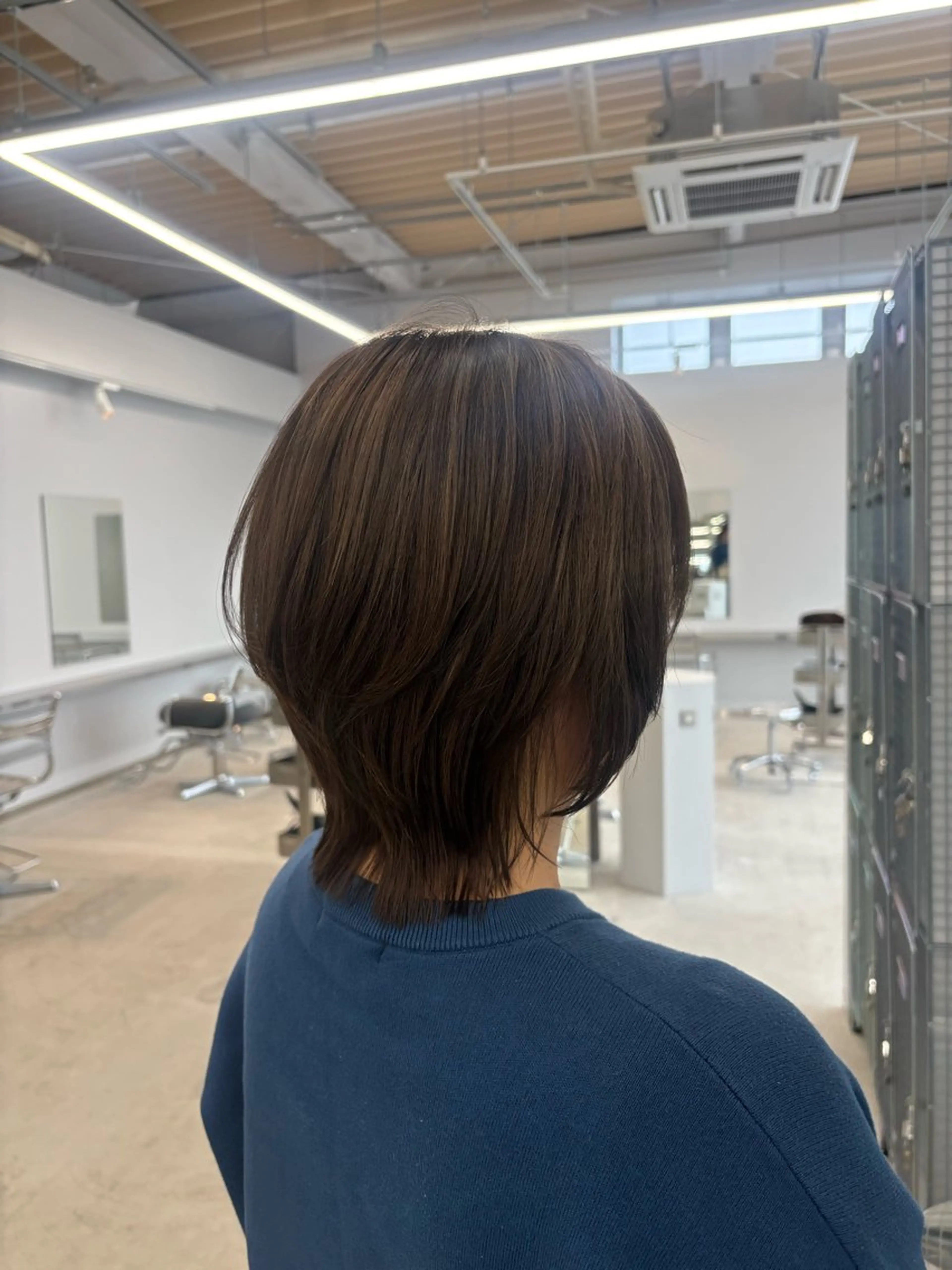 ショート ショートヘア ウルフカット カット CEJA所属・渡部 心柚のヘアスタイル