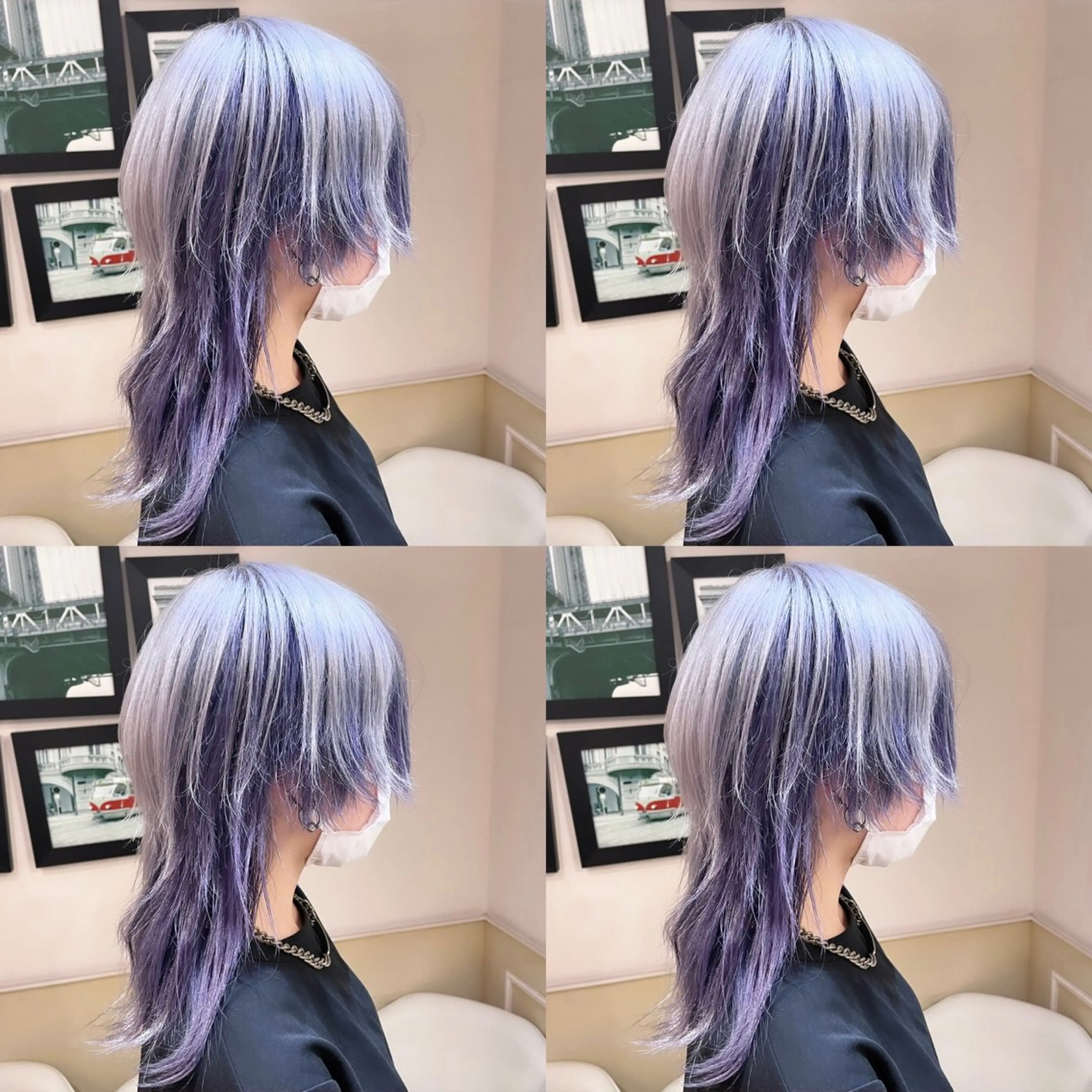 ミディアム カラー ラベンダーカラー 🌟トップデザイナー 高橋🌟のヘアスタイル