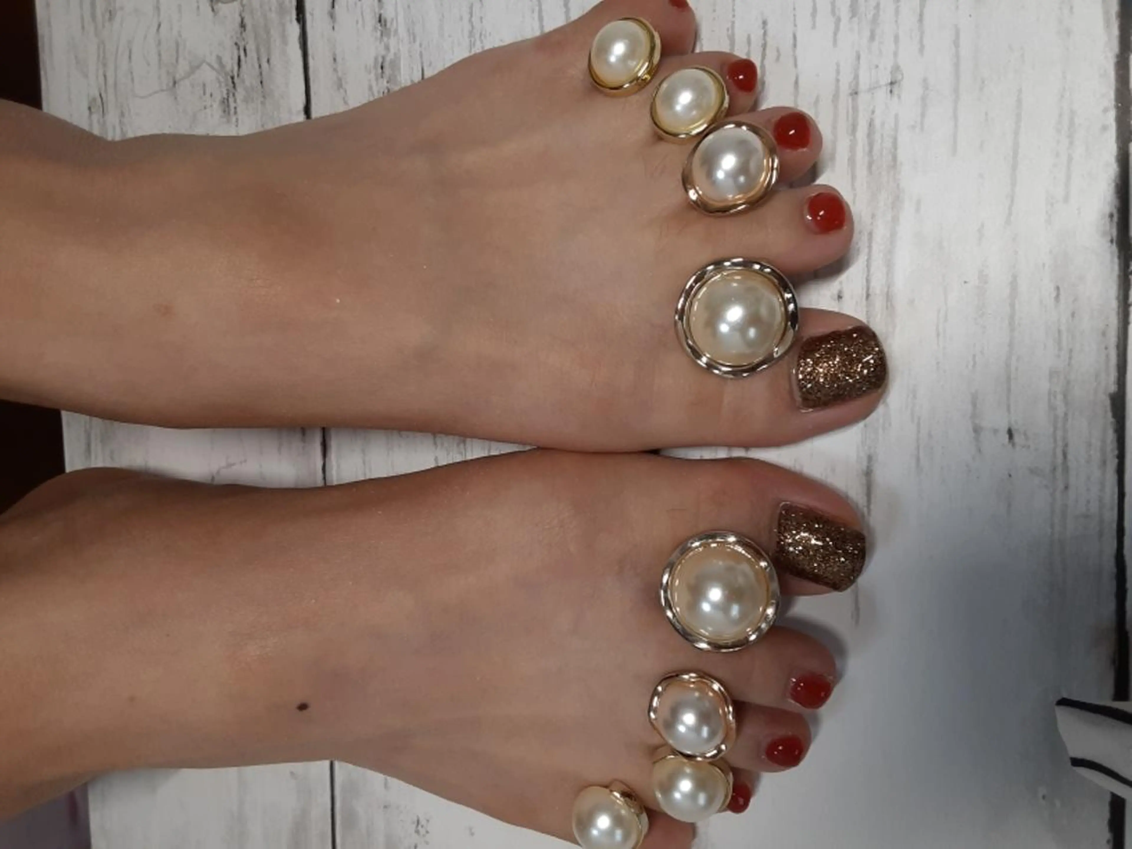 フットワンカラー☆ケア+オイル保湿オフ無し(オフありはプラス550円）の写真