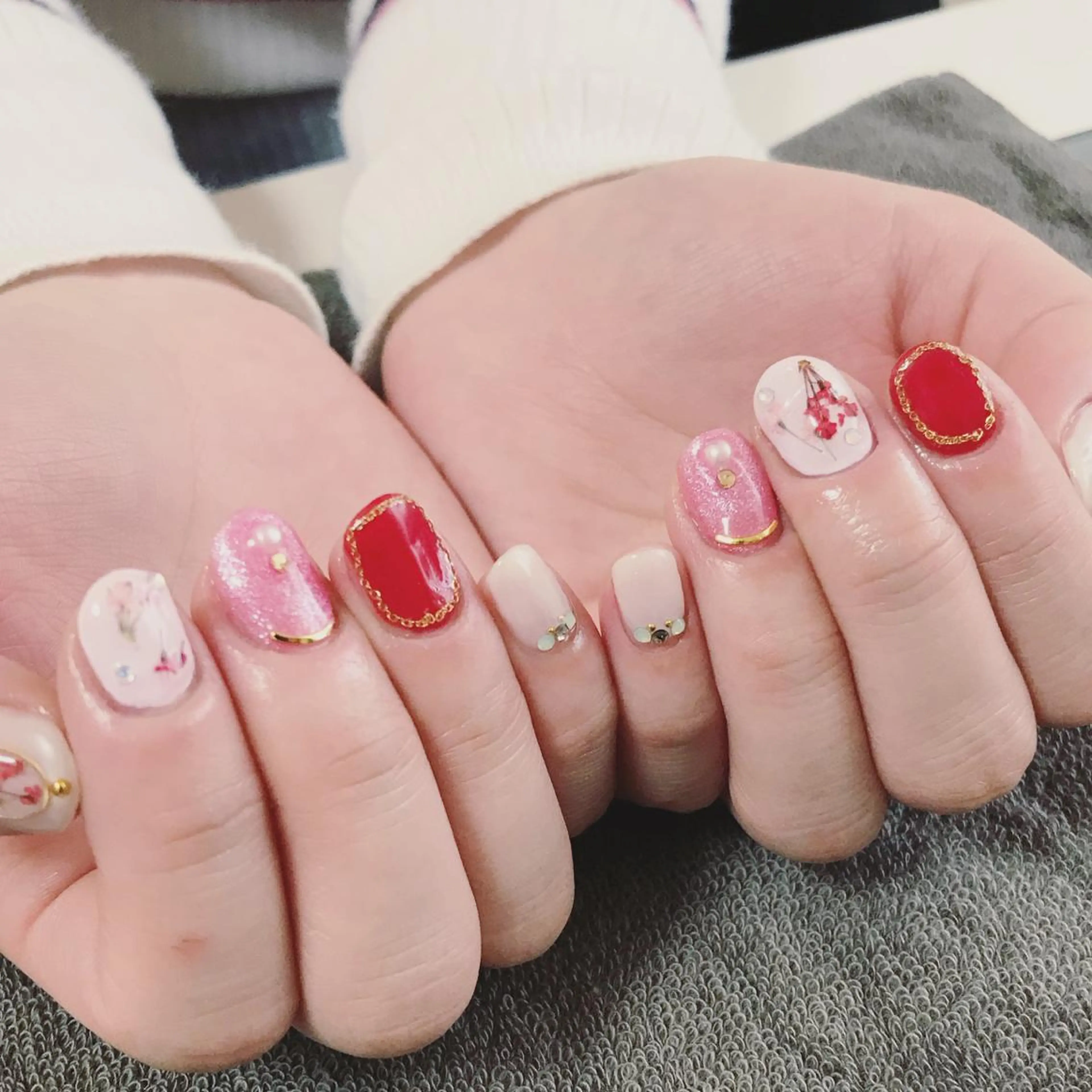 ネイル ジェルネイル ショートネイル ハンドネイル Masuko Yasukaのネイルデザイン