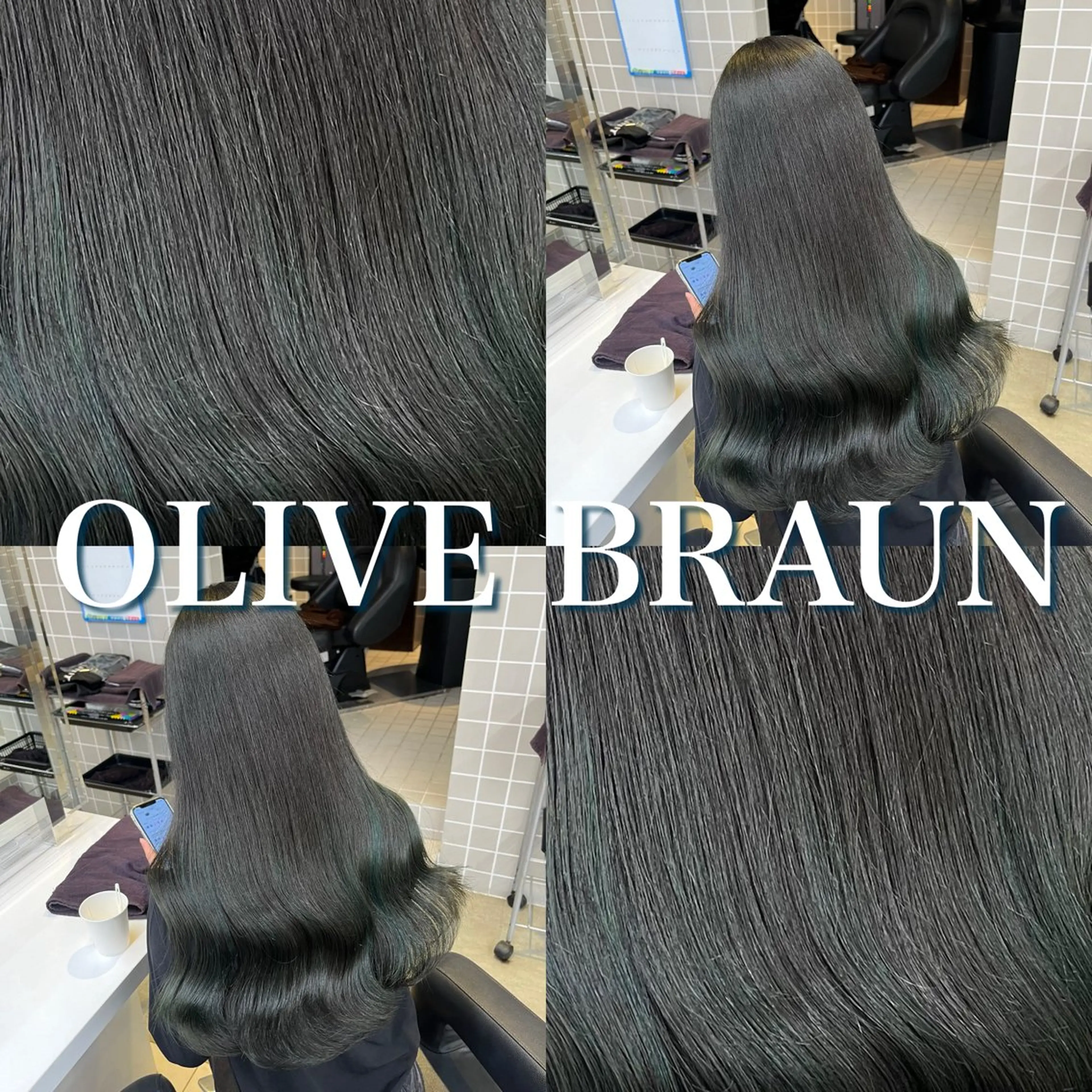 セミロング ヘアカラー トリートメント ヘッドスパ ヘアセット 寒色＆ブリーチ特化 寒色MiOのヘアスタイル