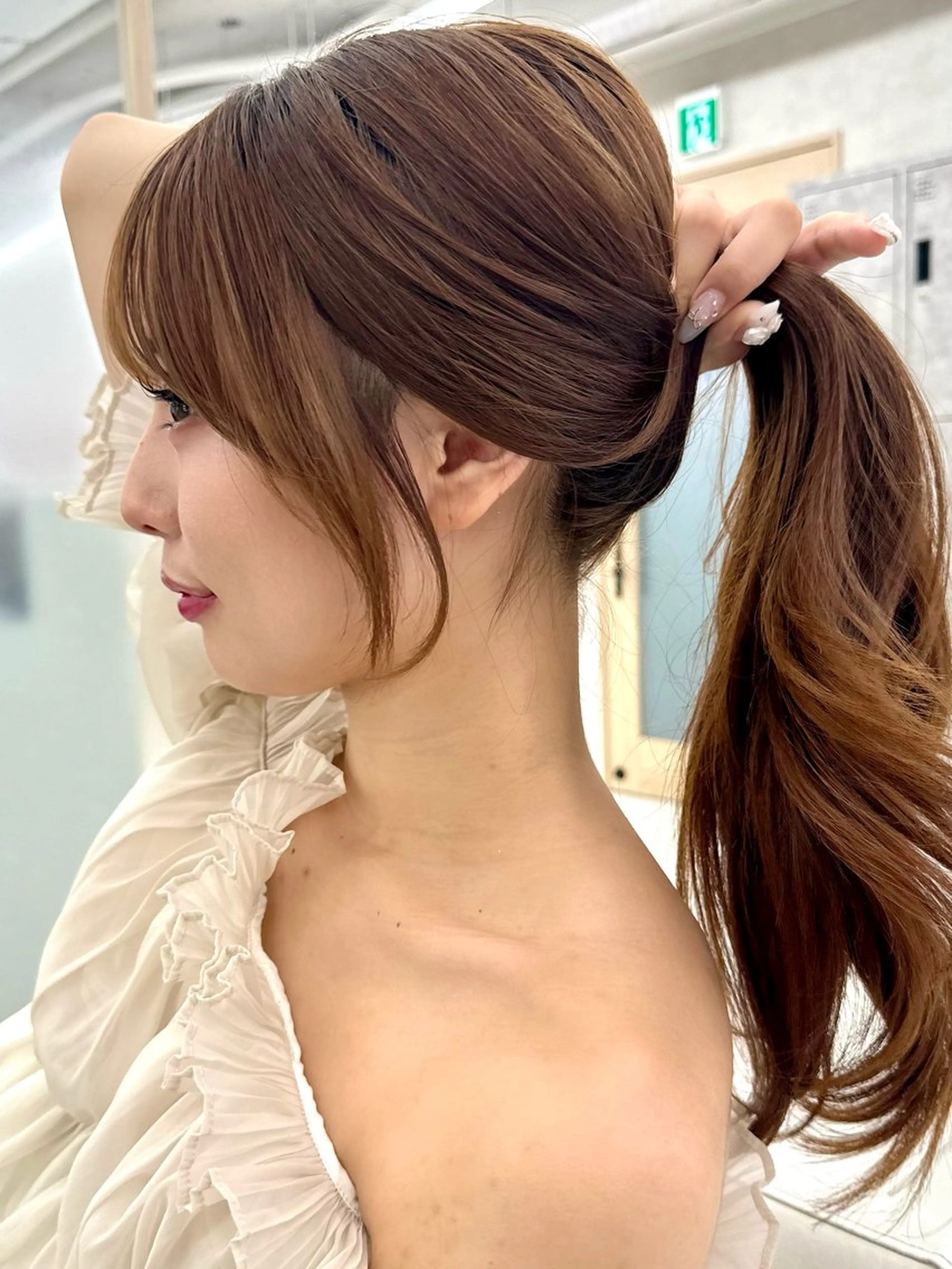 ロング レイヤー/韓国/ 顔周り/しんやのヘアスタイル