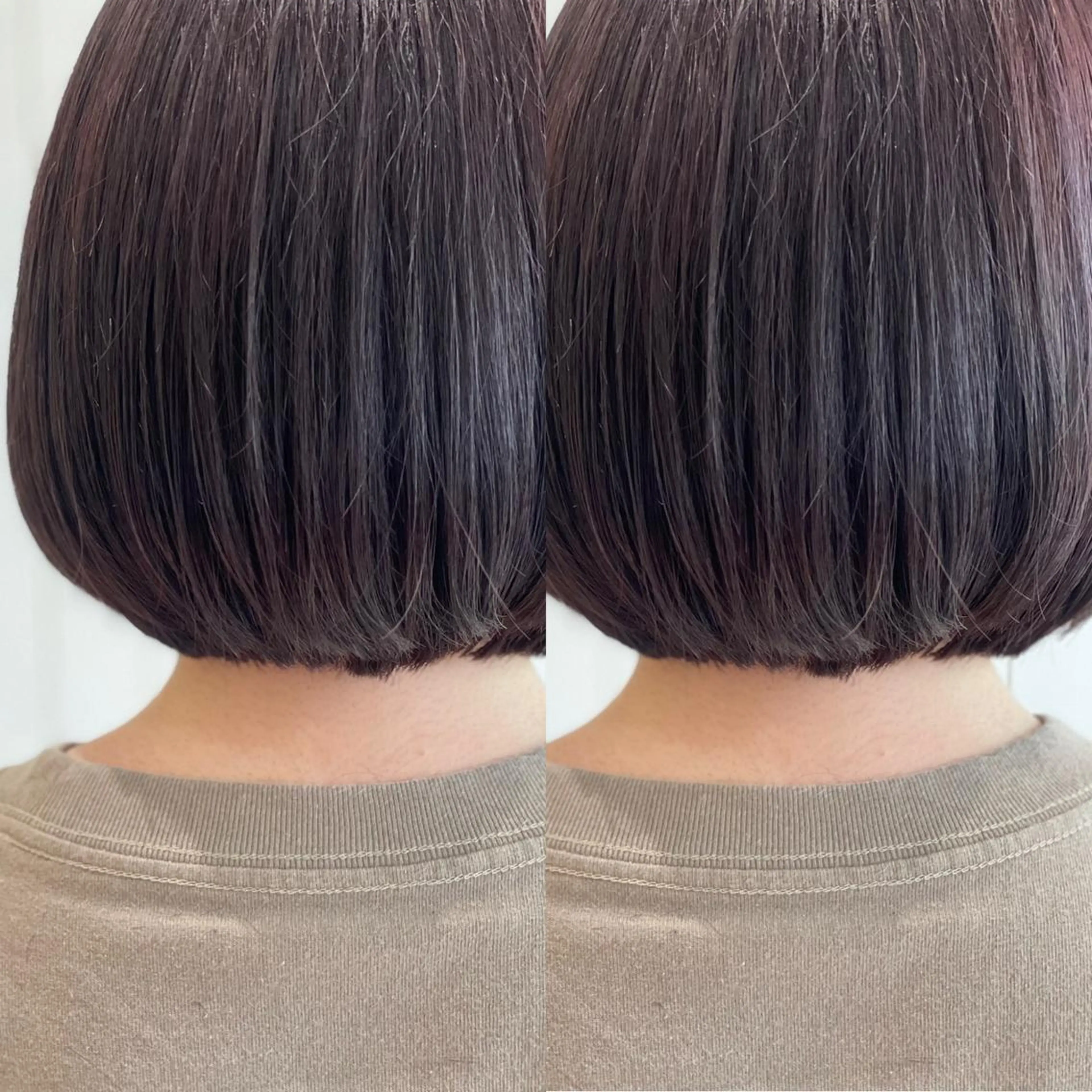 ミディアム カラー アッシュ ラベンダーカラー ラベンダーアッシュ ボブ Snaly カラー特化ページのヘアスタイル