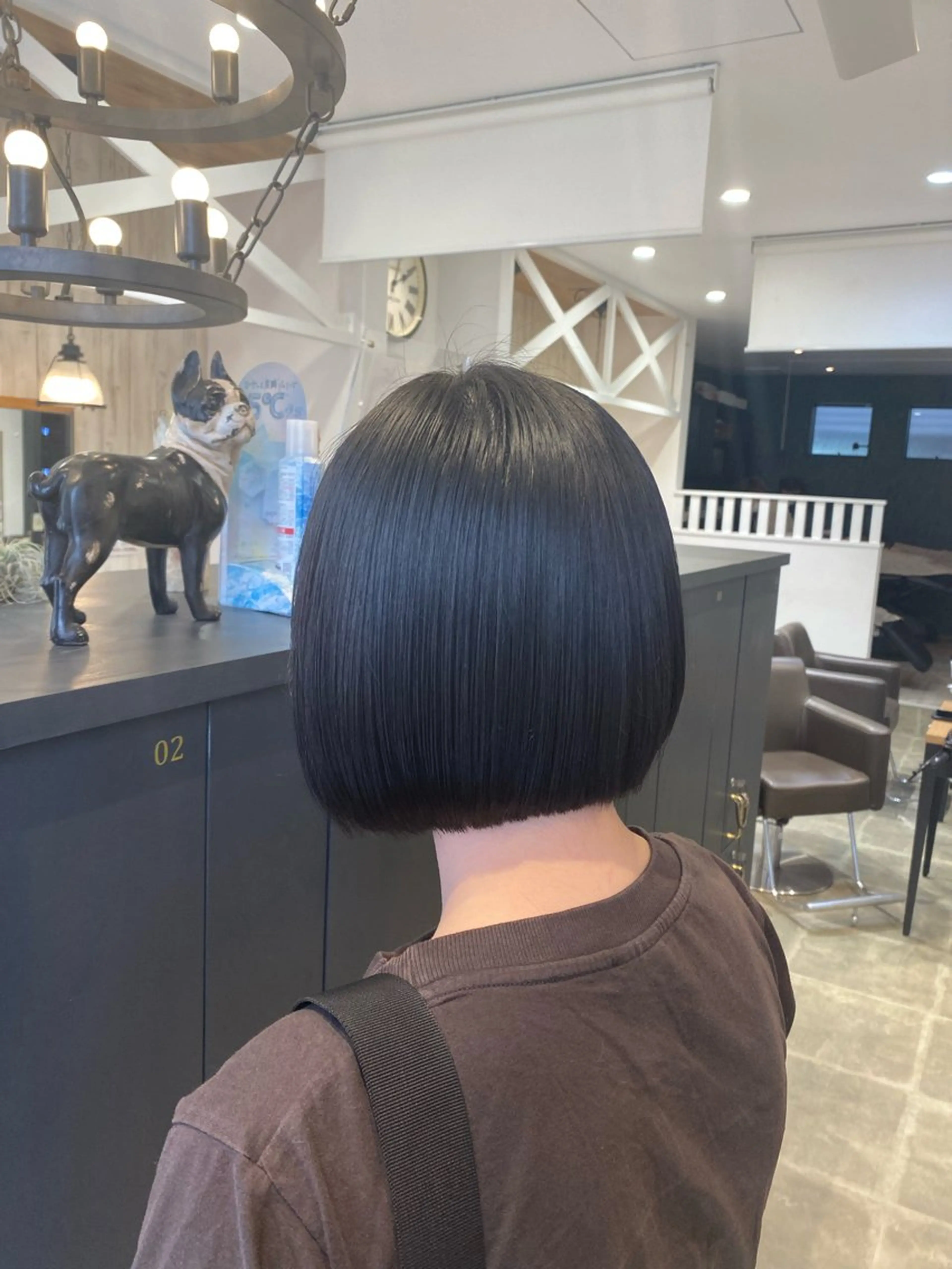 ショート ボブ 柴田 枝利子のヘアスタイル