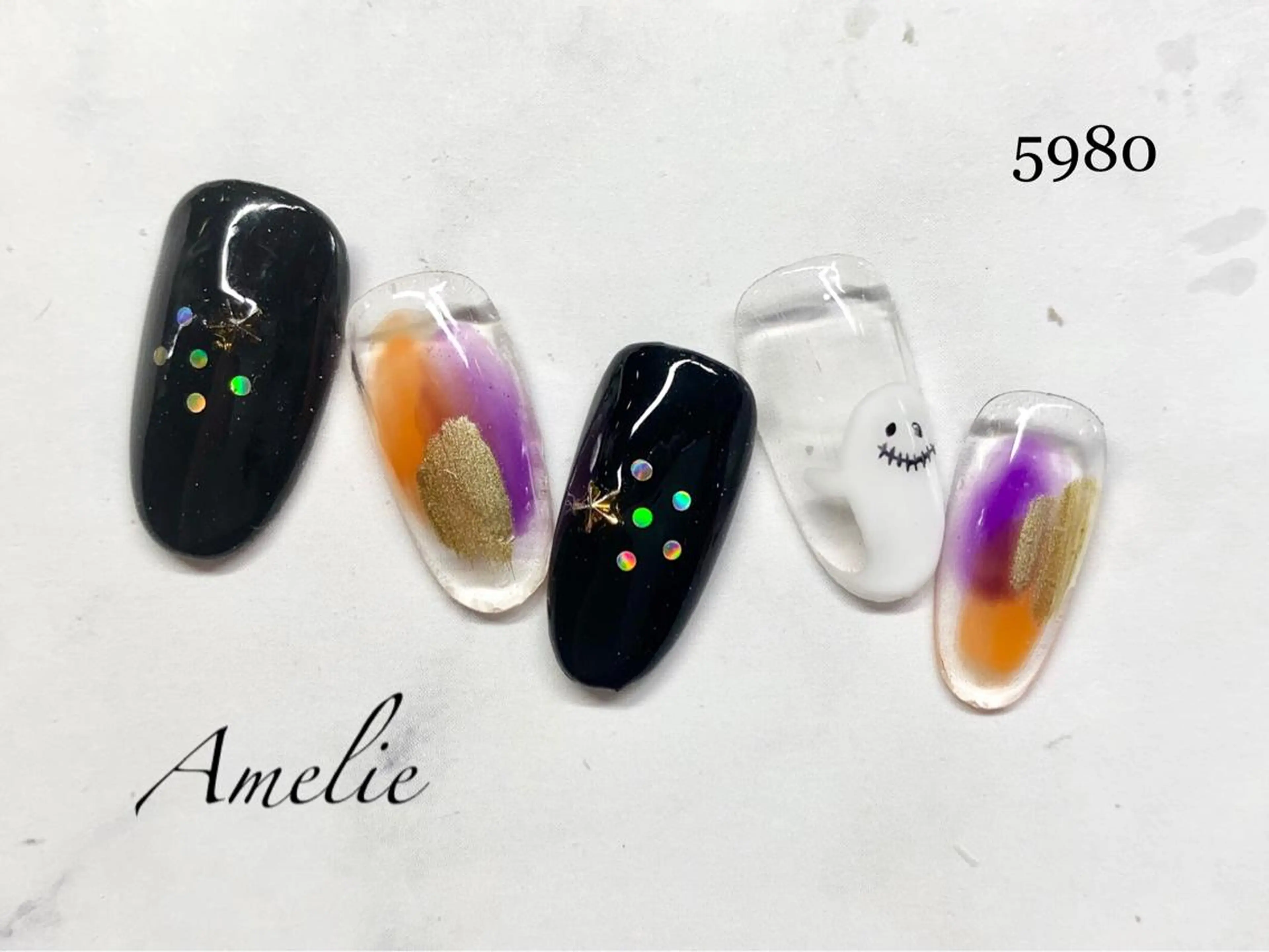 ネイル ハンドネイル いちじゅう あおいのネイルデザイン