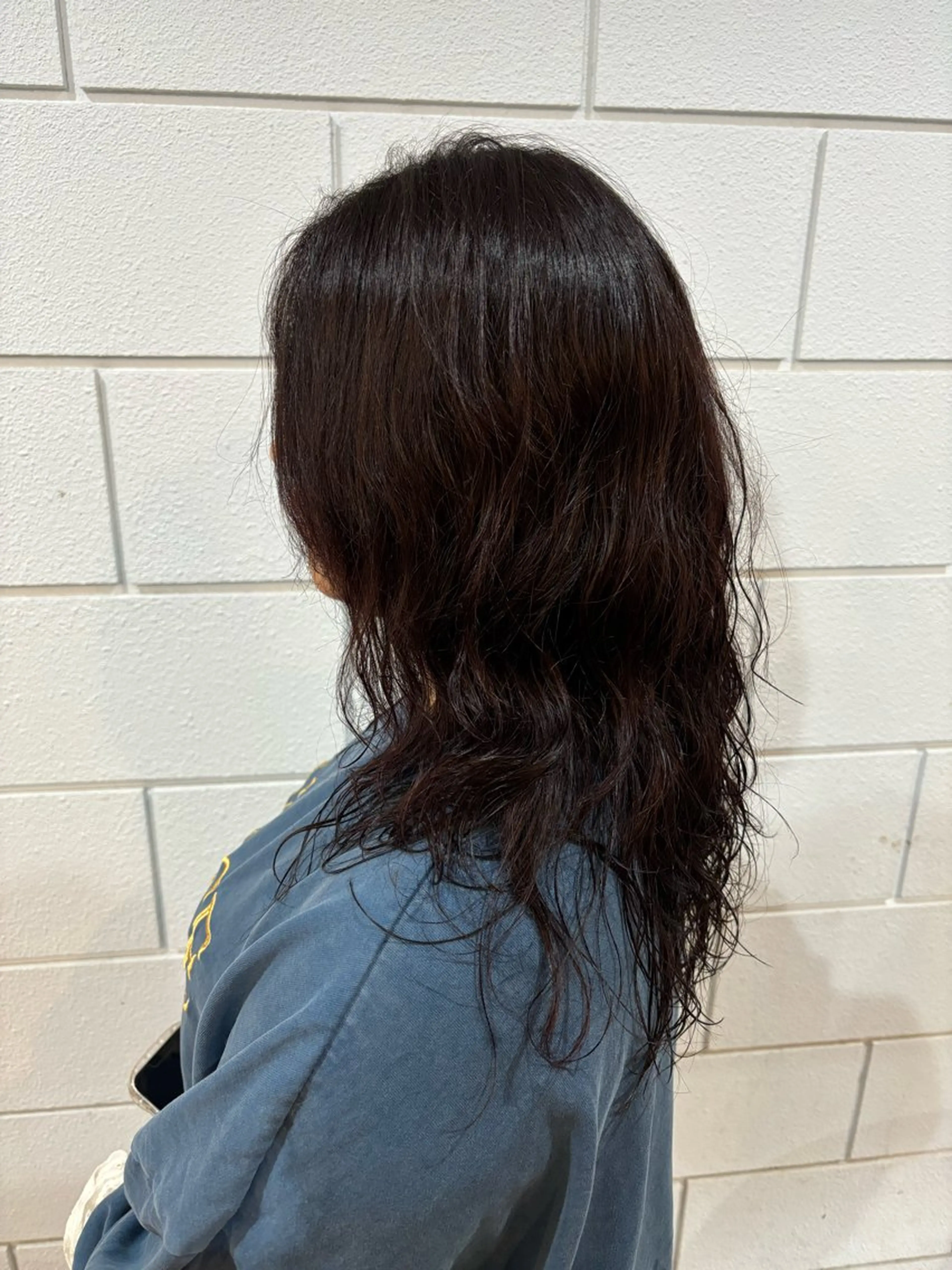 ロング ヘアカラー 伊藤 那月のヘアスタイル