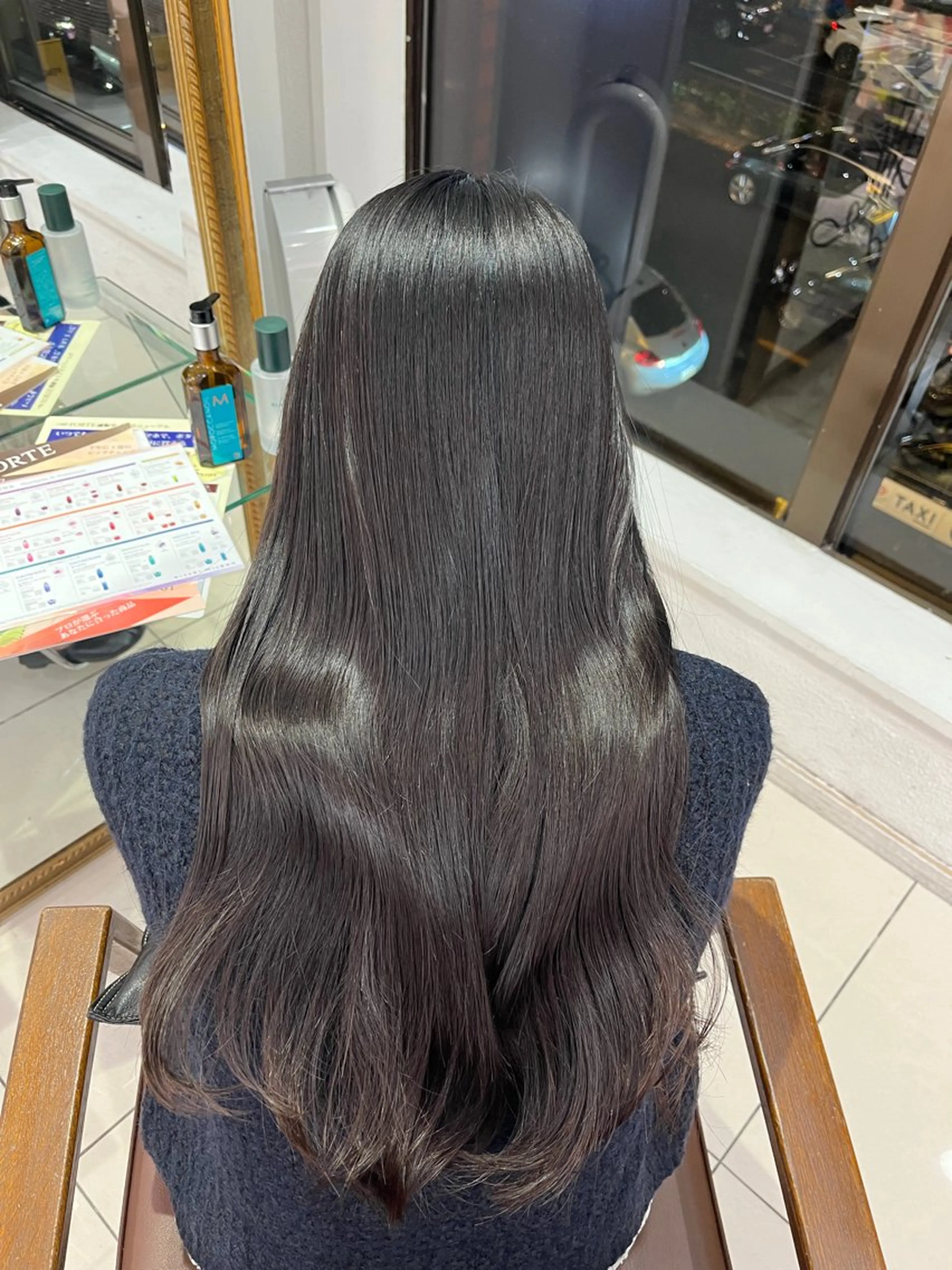 ロング 縮毛矯正 髪質改善 💞はな🫧🎀のヘアスタイル