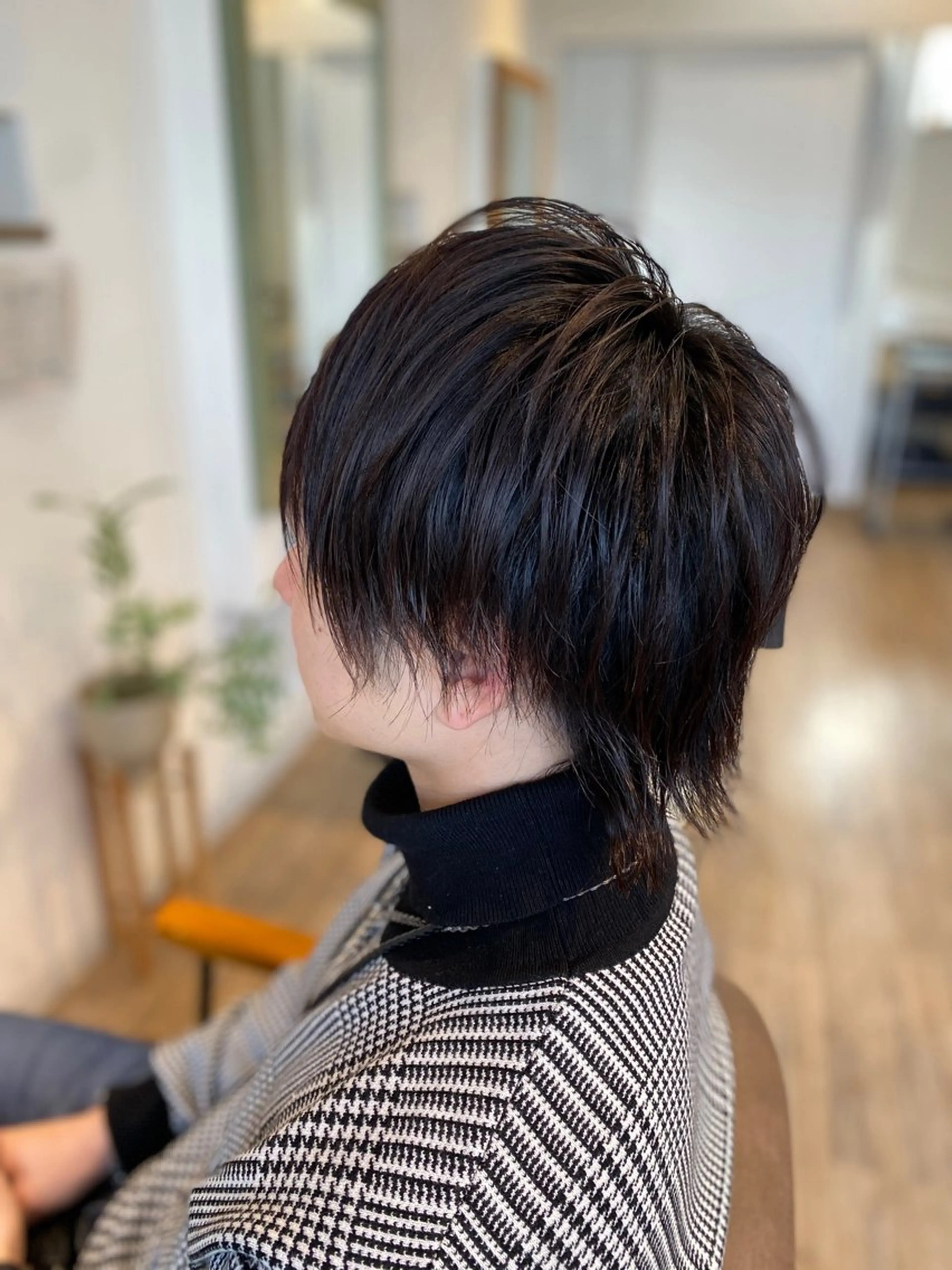 ヘアアレンジ メンズ メンズウルフカット ウルフカット 安住 千明のマツエク・マツパデザイン