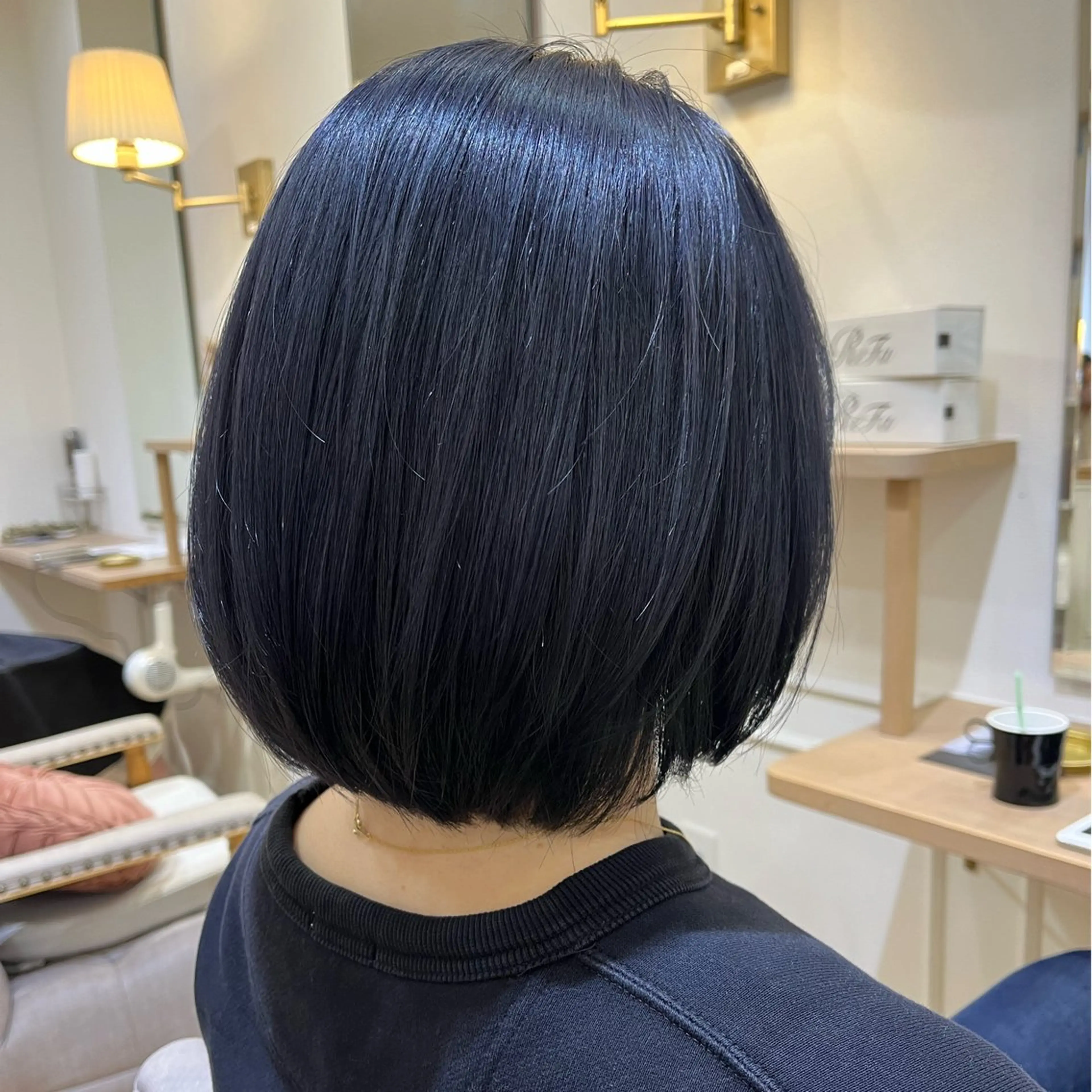 ショート カット ヘアカラー 韓国ﾍｱ&ｼｮｰﾄ ボブ💜桑原のヘアスタイル