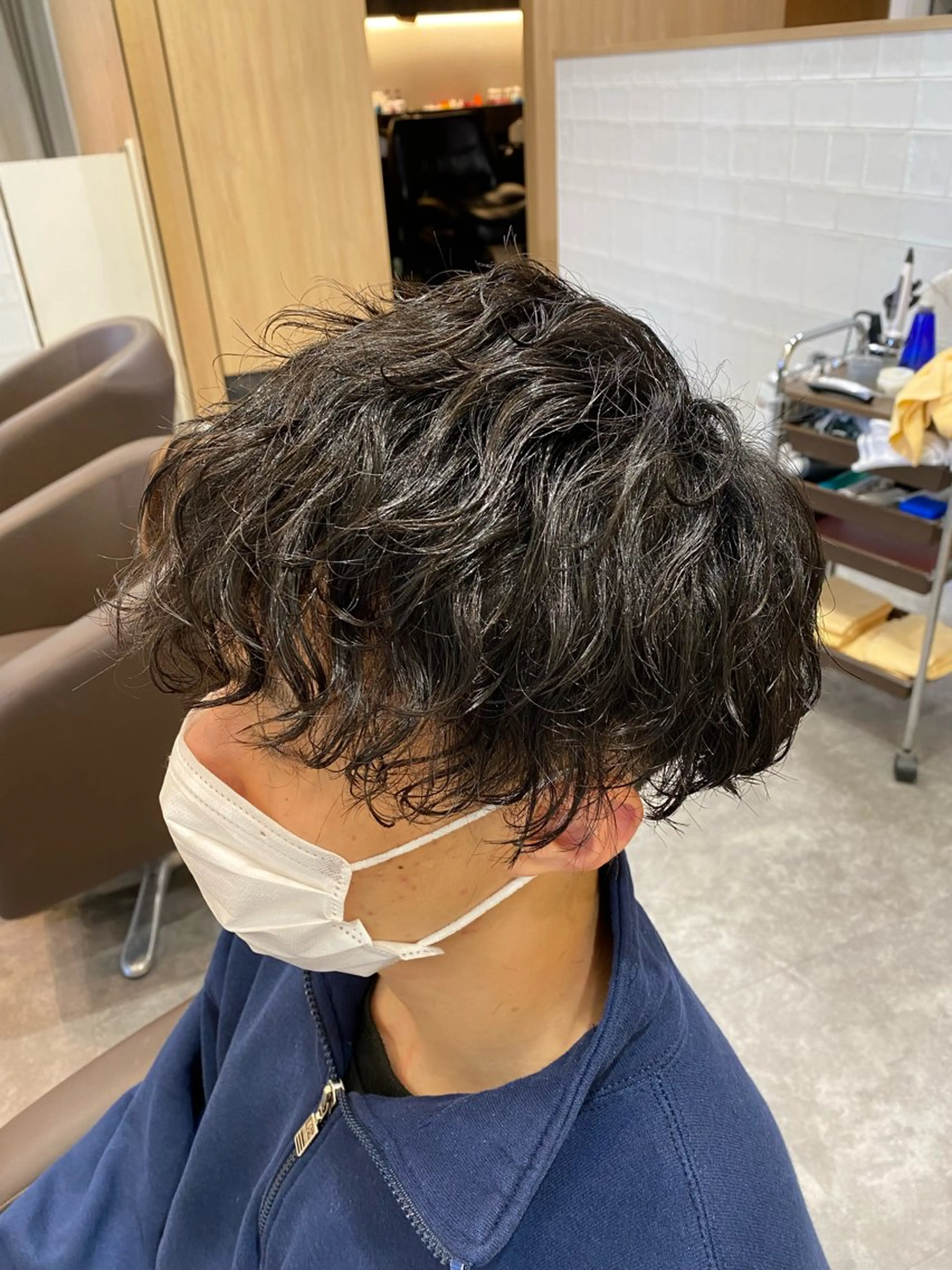 パーマ メンズ メンズ特化LIBER 石川玲央のヘアスタイル