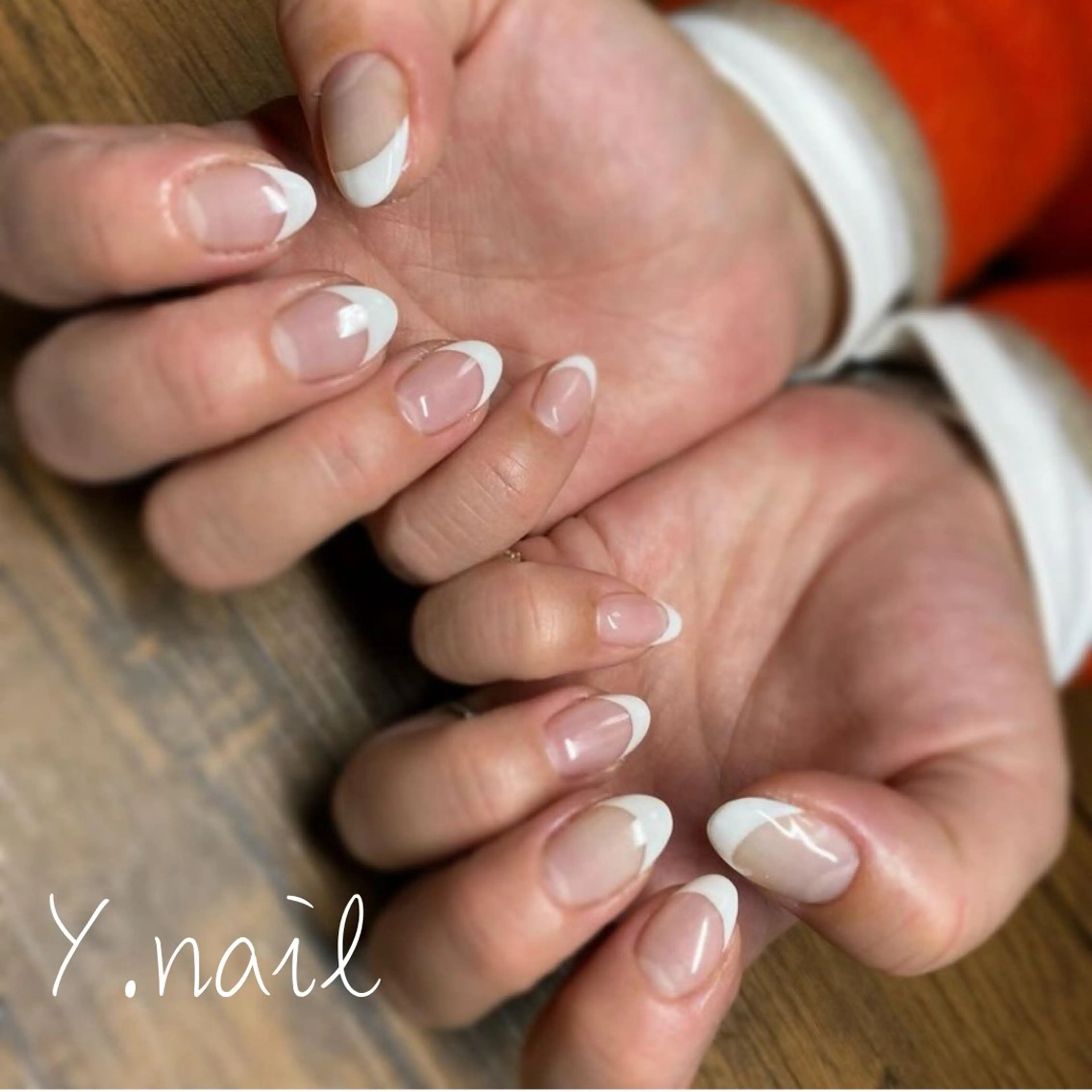 ネイル フレンチネイル ハンドネイル Y. nailのネイルデザイン