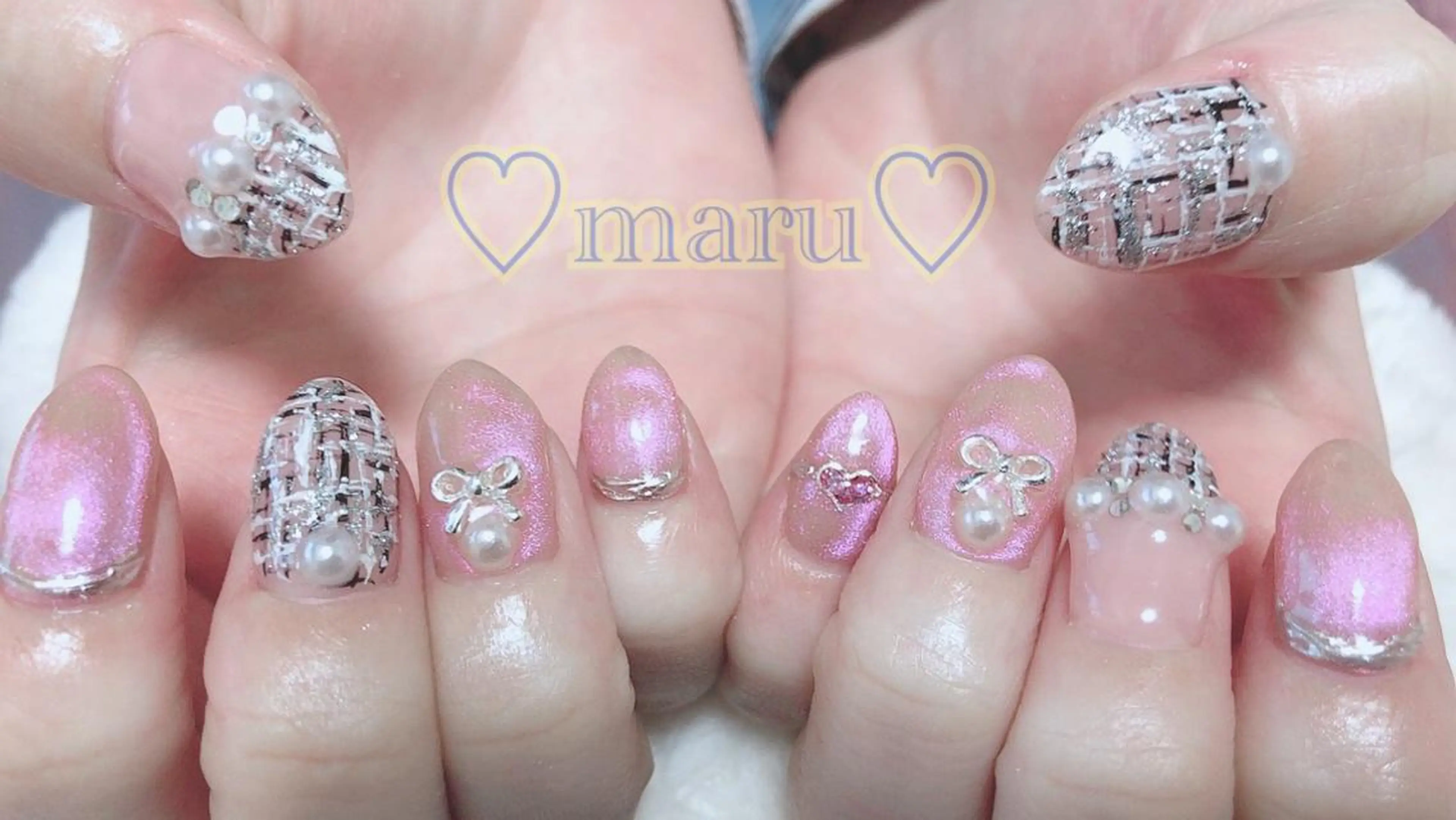 ネイル ハンドネイル フットネイル まるみ ♡のネイルデザイン