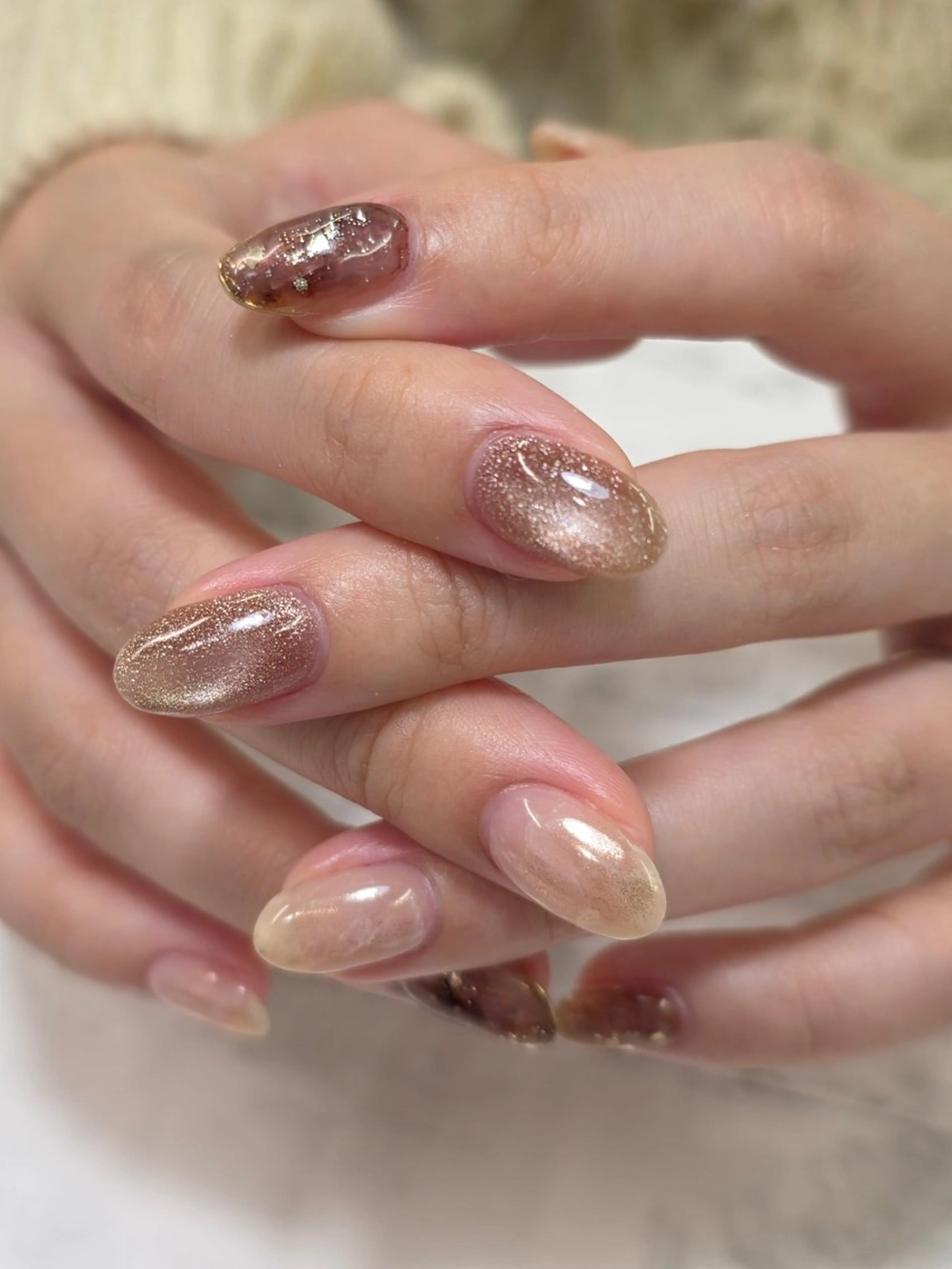 ネイル ニュアンスネイル moana 重松のネイルデザイン