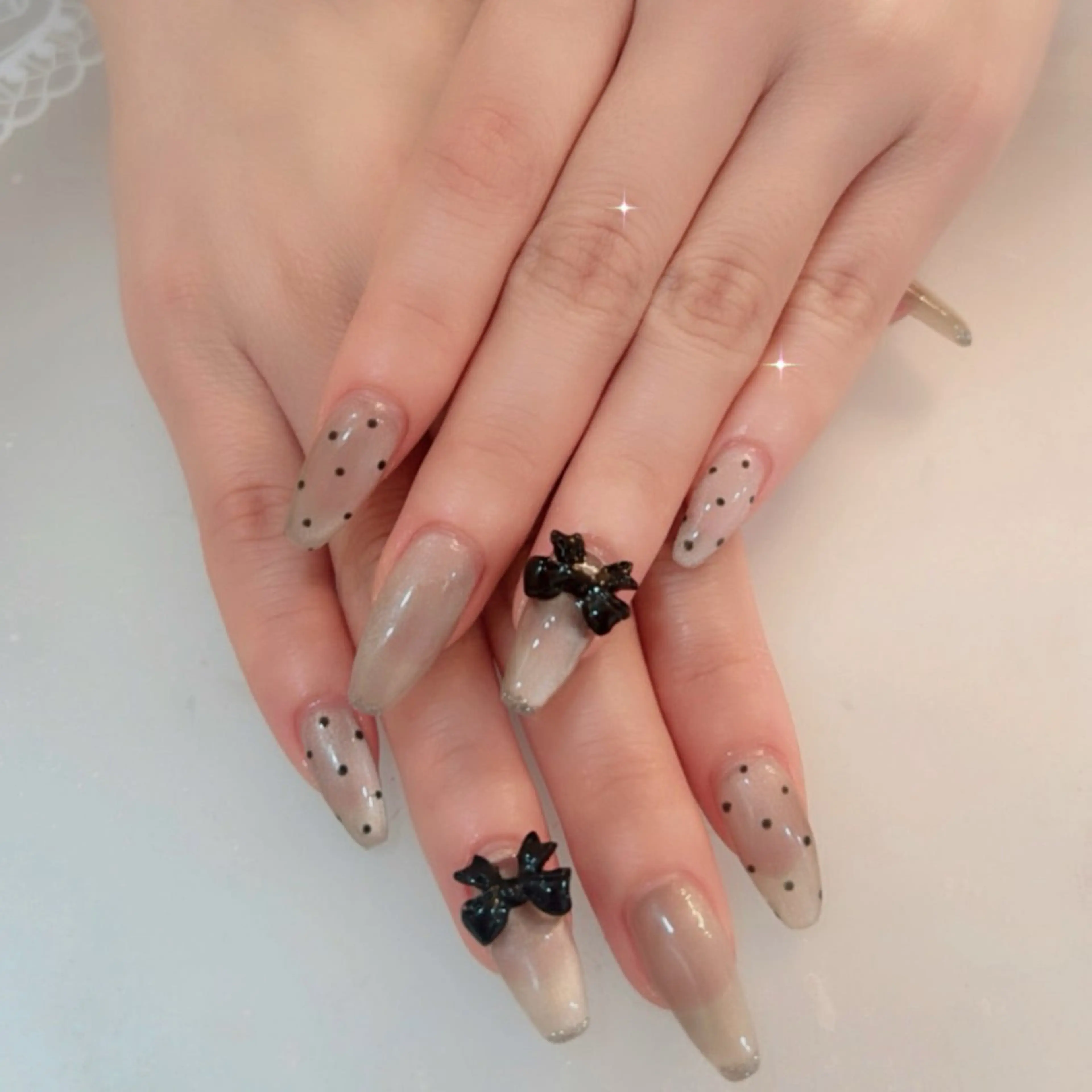 ネイル ドット マグネットネイル ハンドネイル CherieNail 💗manaのネイルデザイン