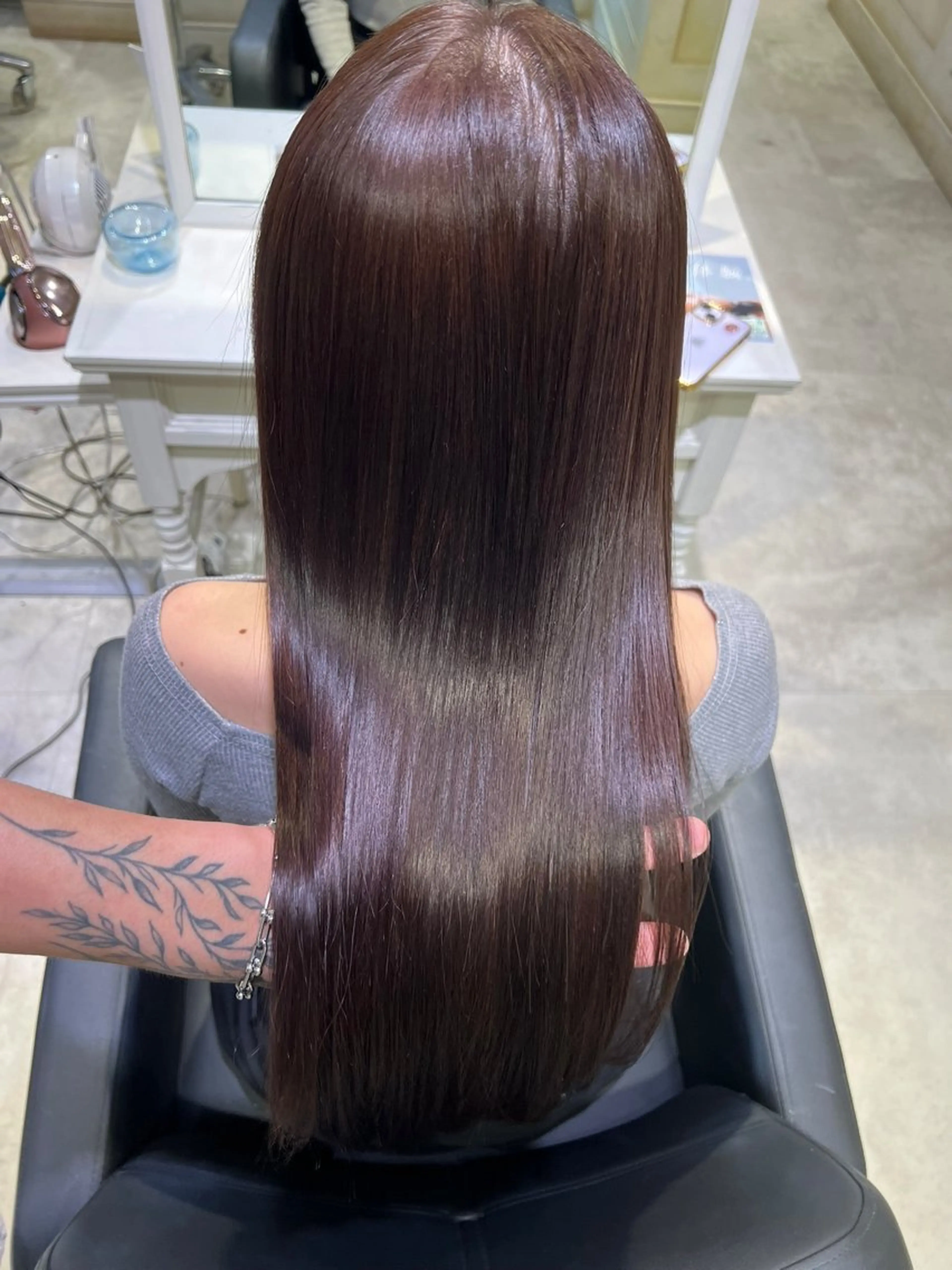 ミディアム カット 縮毛矯正 トリートメント 🟠髪質改善縮毛矯正 YUTO🟠のヘアスタイル