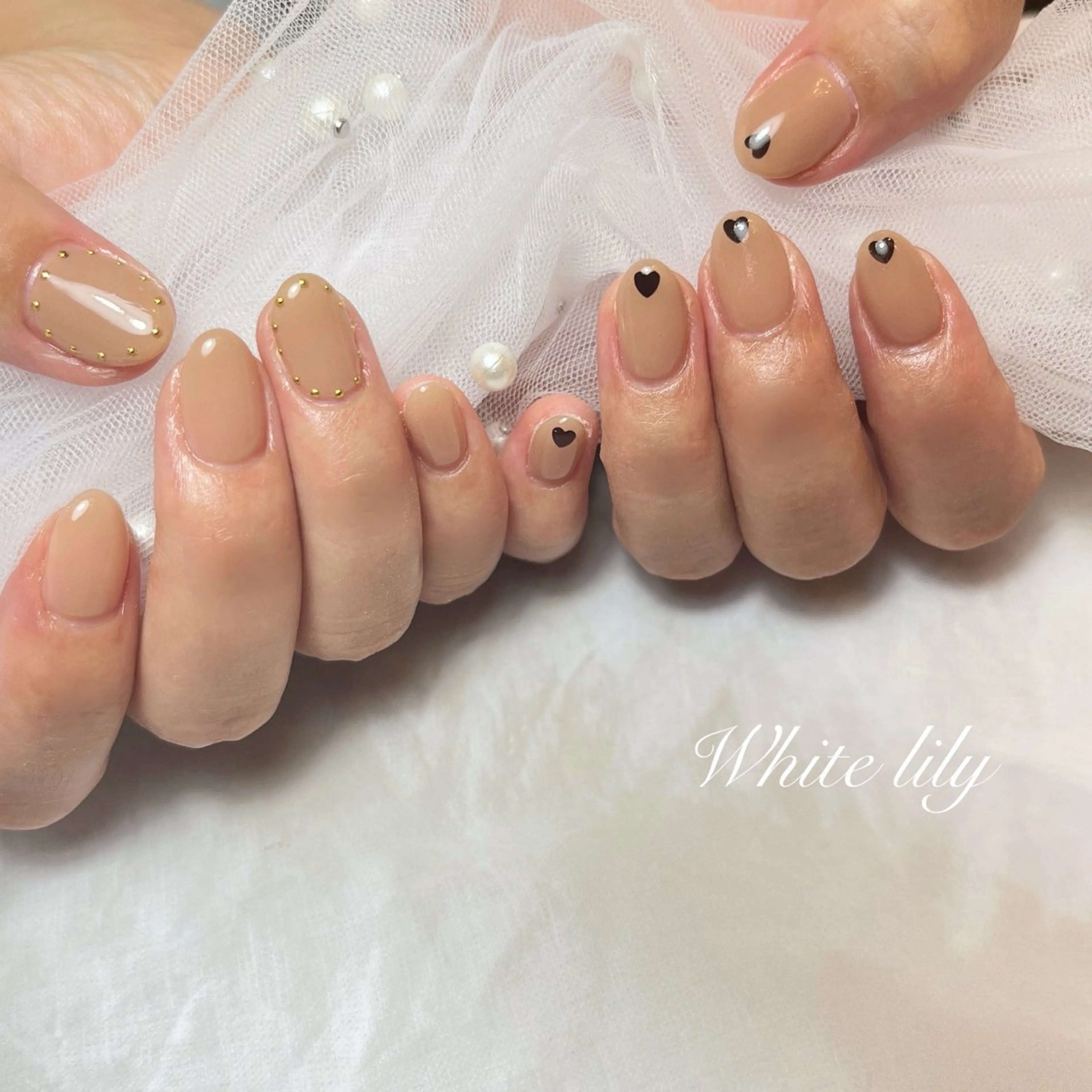 ネイル ハンドネイル White lily所属・牧田 雅世のネイルデザイン