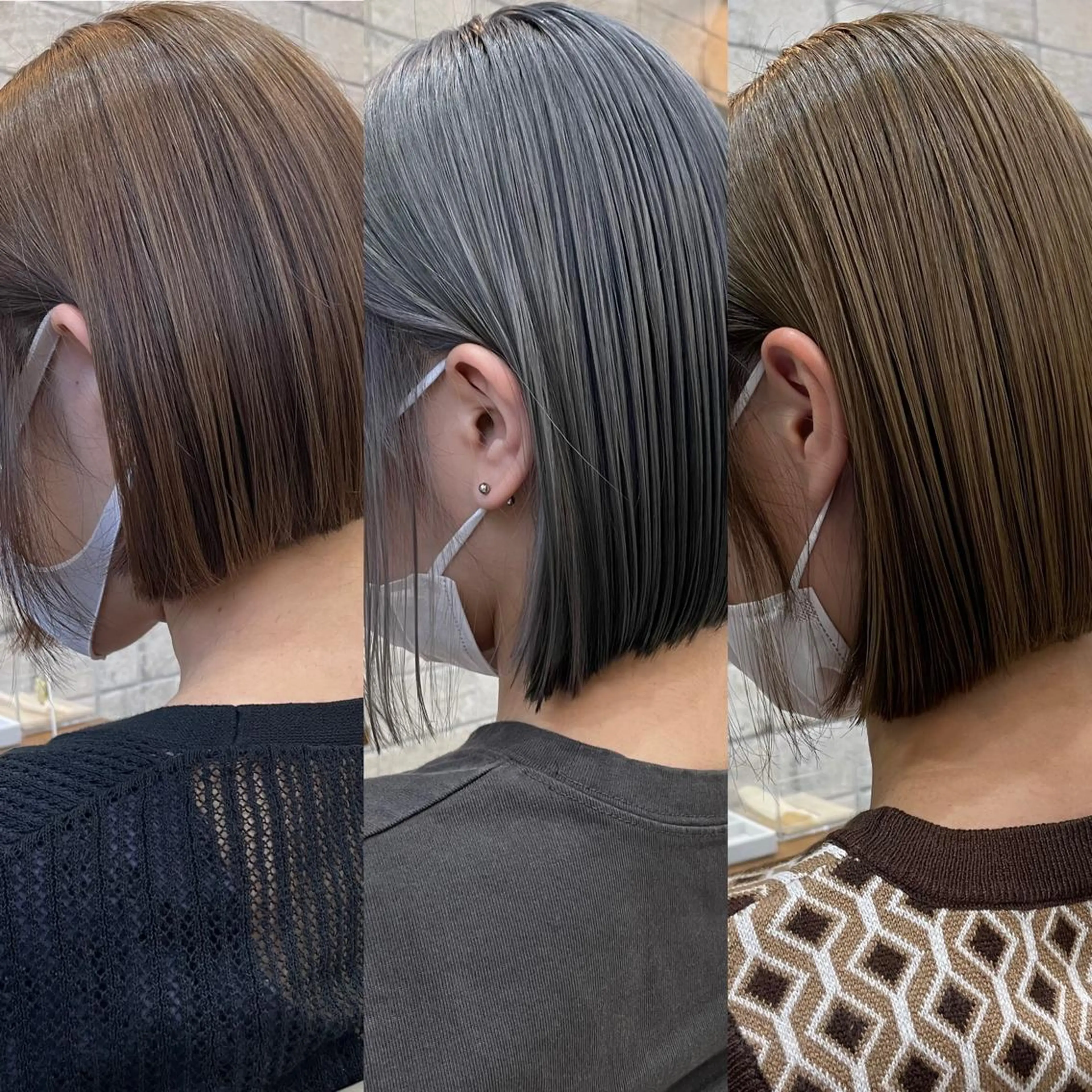 ショート カラー 髪質改善 中川　翔のヘアスタイル