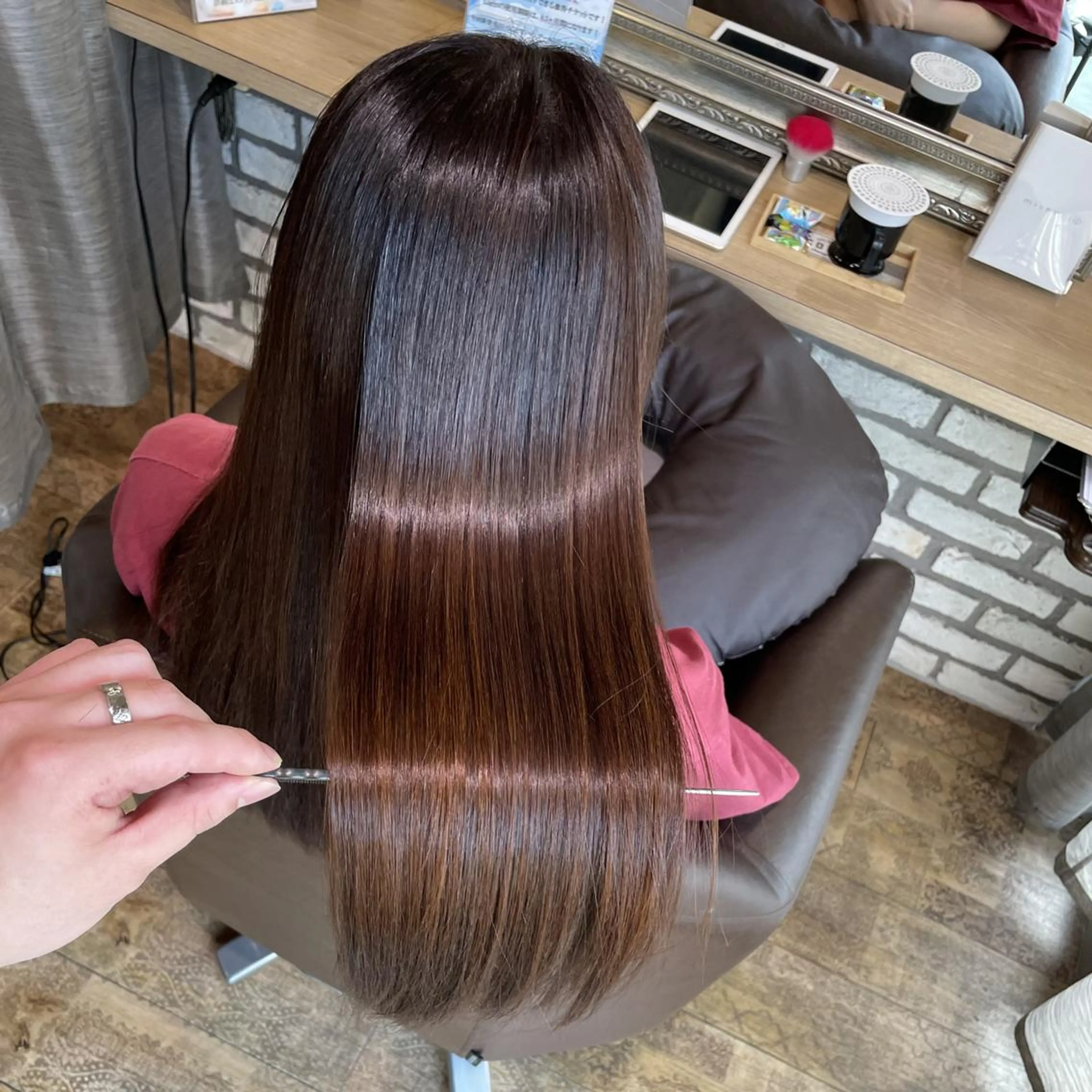 ロング 西中島エリアNo.1 ✨髪質改善ラビマーニのヘアスタイル