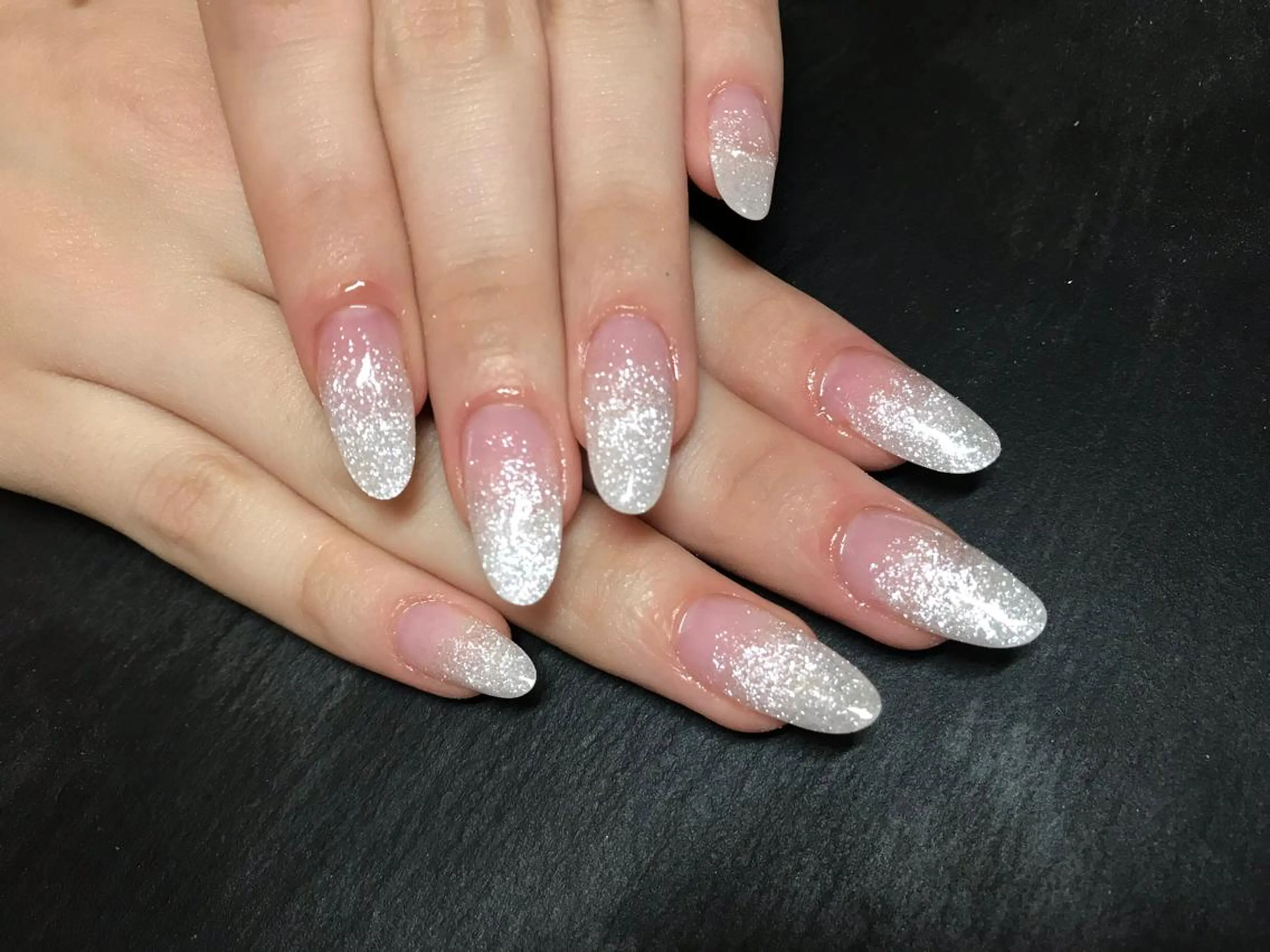 🔷ラメグラデーションスカルプ🔷（ジェルコート込み）他店オフ込み¥9020の写真