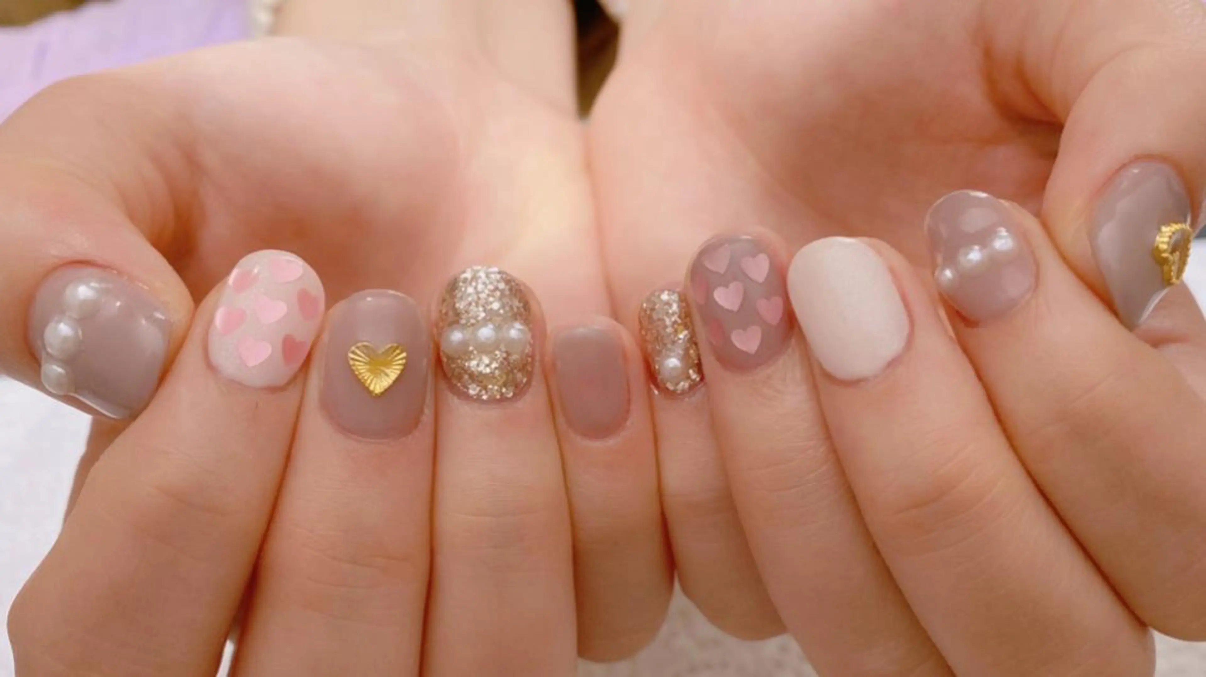 ネイル ハート バレンタイン ハンドネイル ハンドケア u sのネイルデザイン