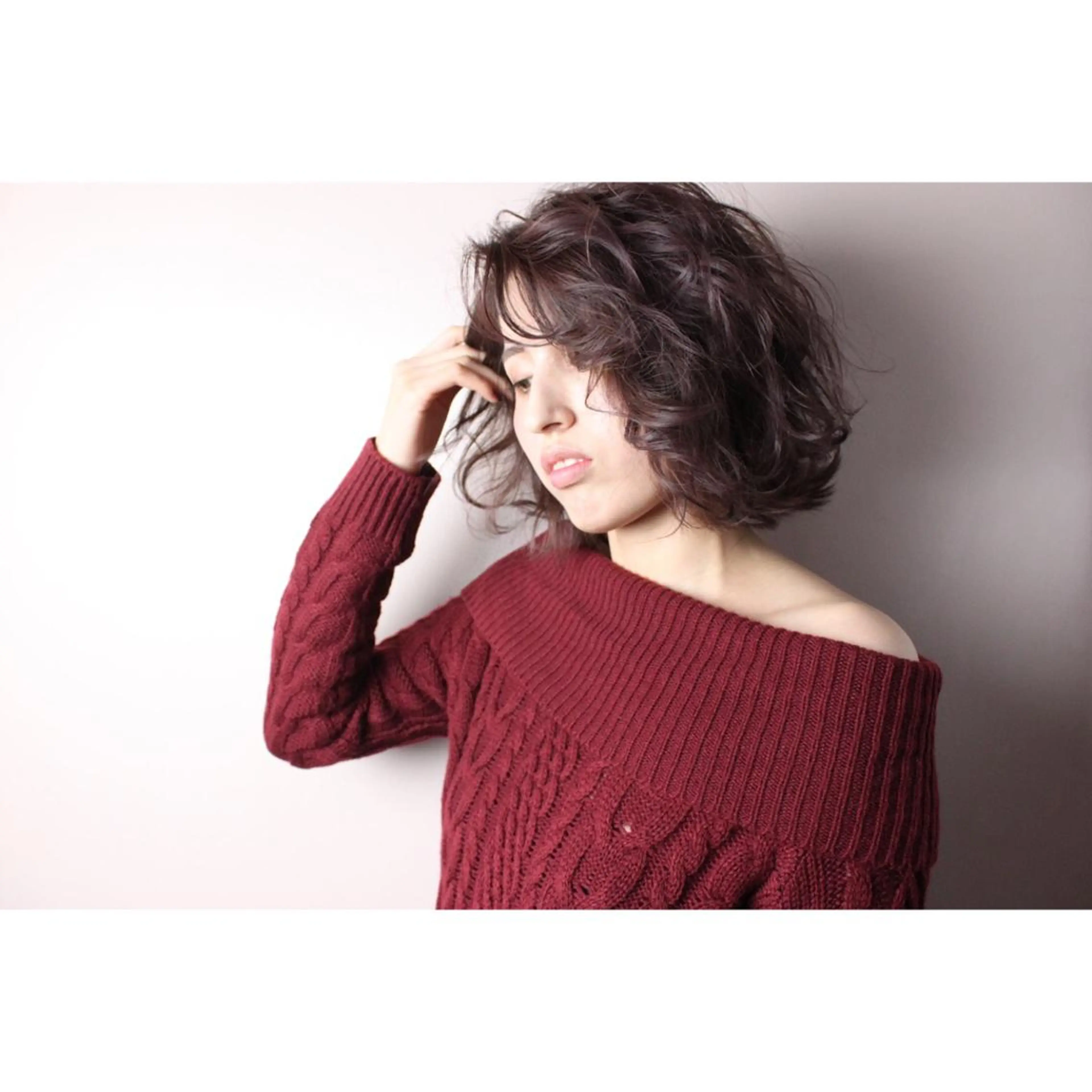 ショート カラー パーマ 切りっぱなしボブ ボブ ✨U-topia渡邉 大樹【公認資格有】✨のヘアスタイル