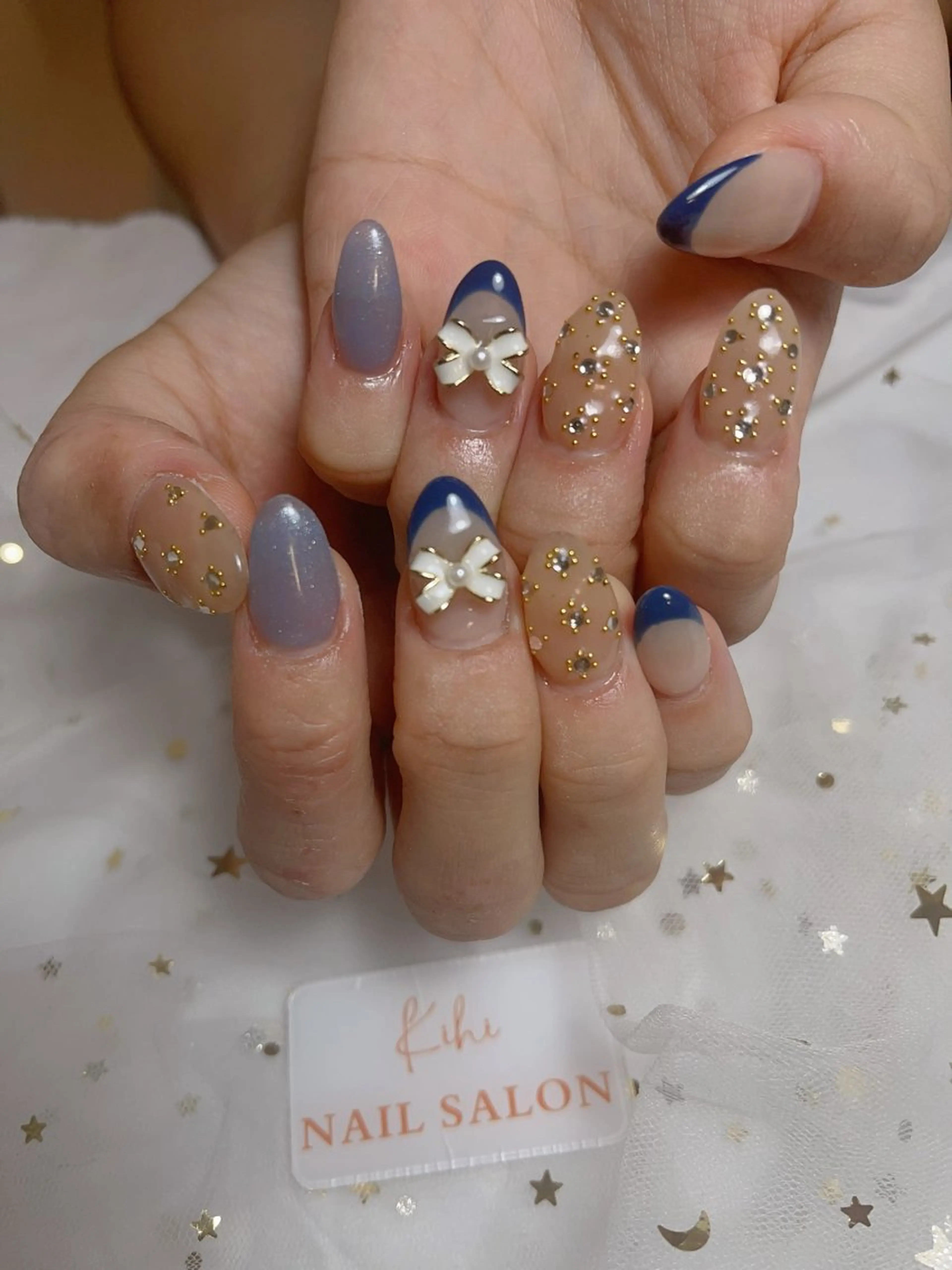 ネイル アートネイル フレンチネイル ジェルネイル グラデーション 韓国ネイル ハンドネイル ハンドケア さくら💮💮 【オフ無料】のネイルデザイン