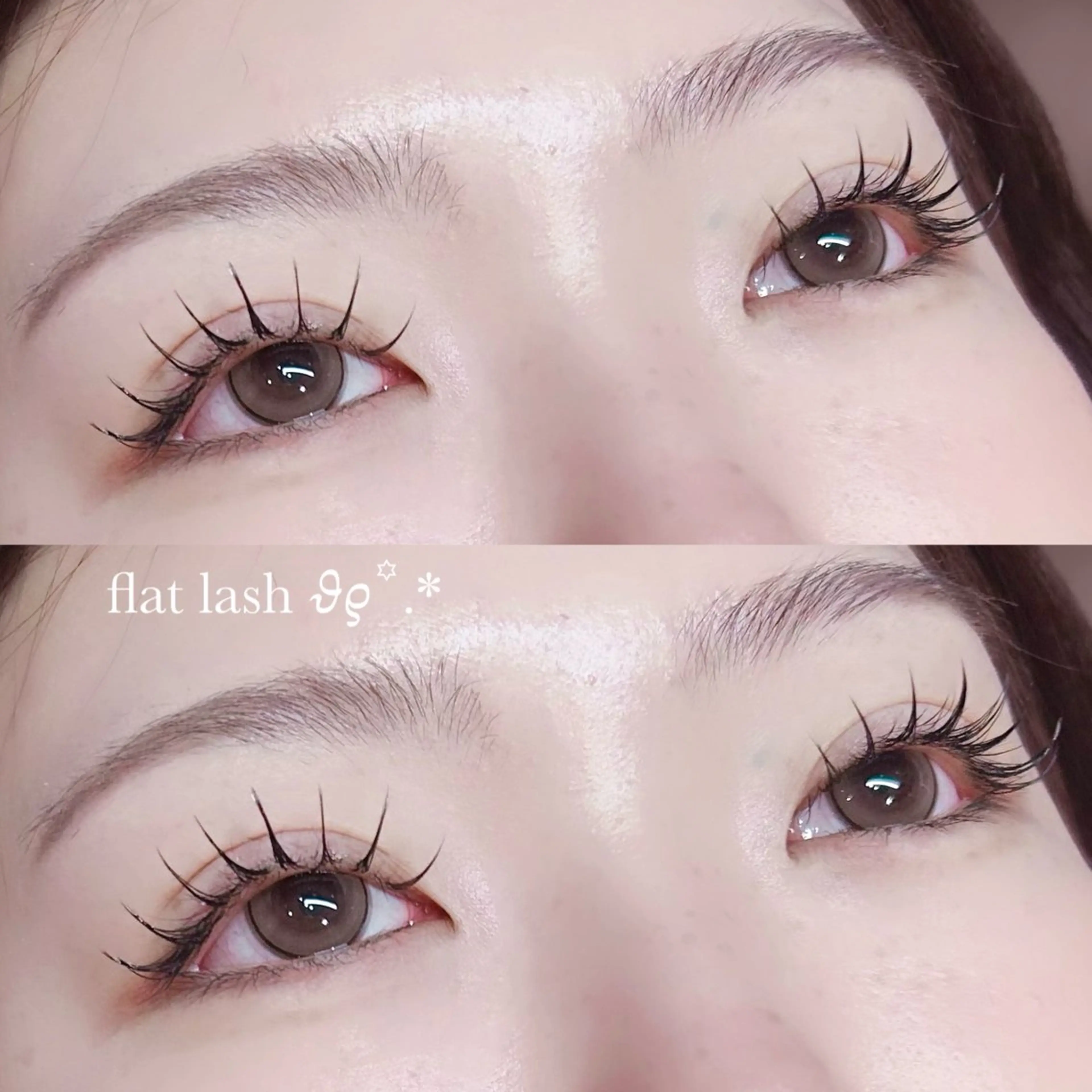 マツエク・マツパ フラットラッシュ FeelRefine所属・FeelRefine /serina🌙のマツエク・マツパデザイン