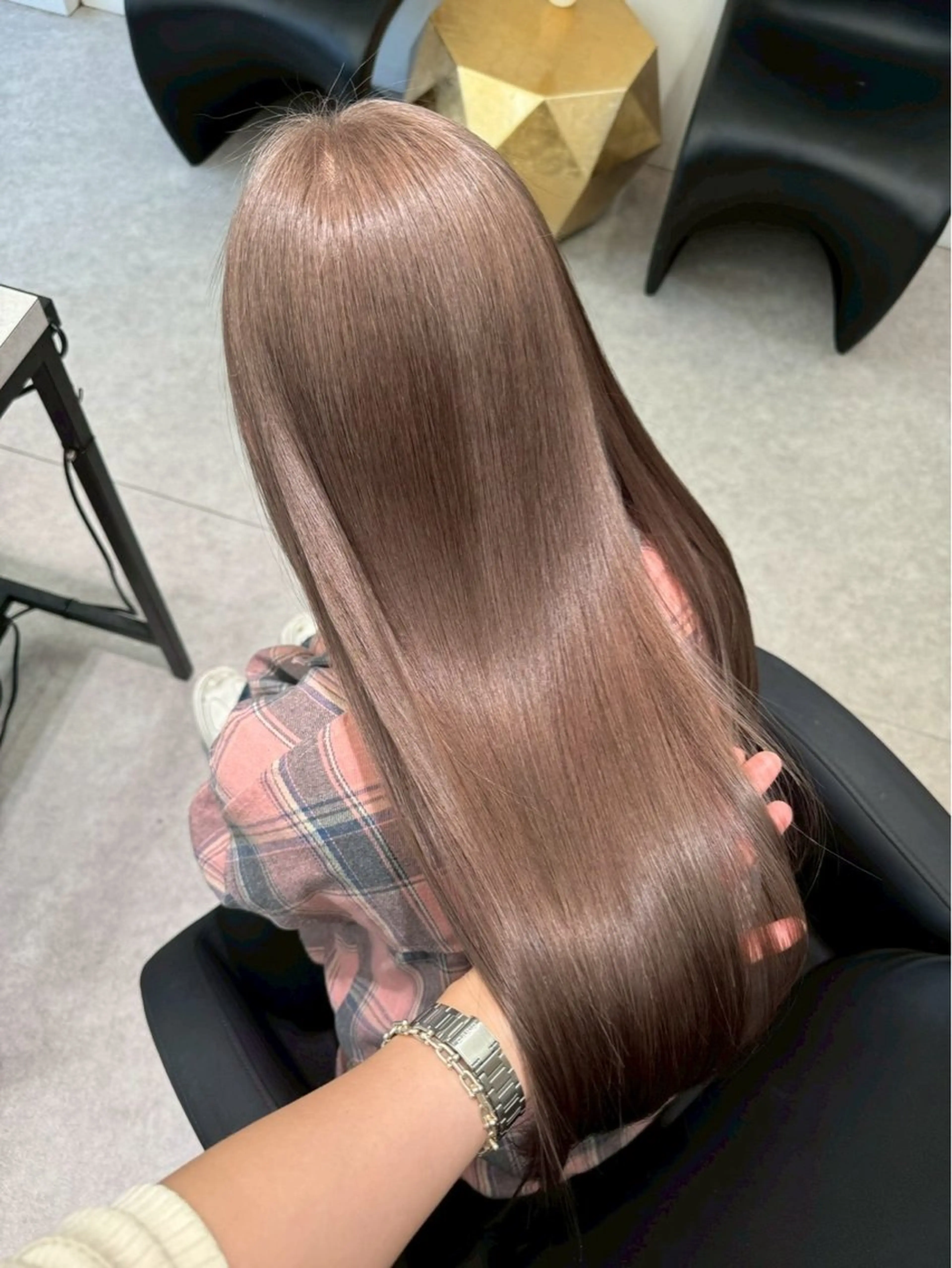 カラー ヘアカラー ミルクティー/渋谷 shunta🌟🌟のヘアスタイル