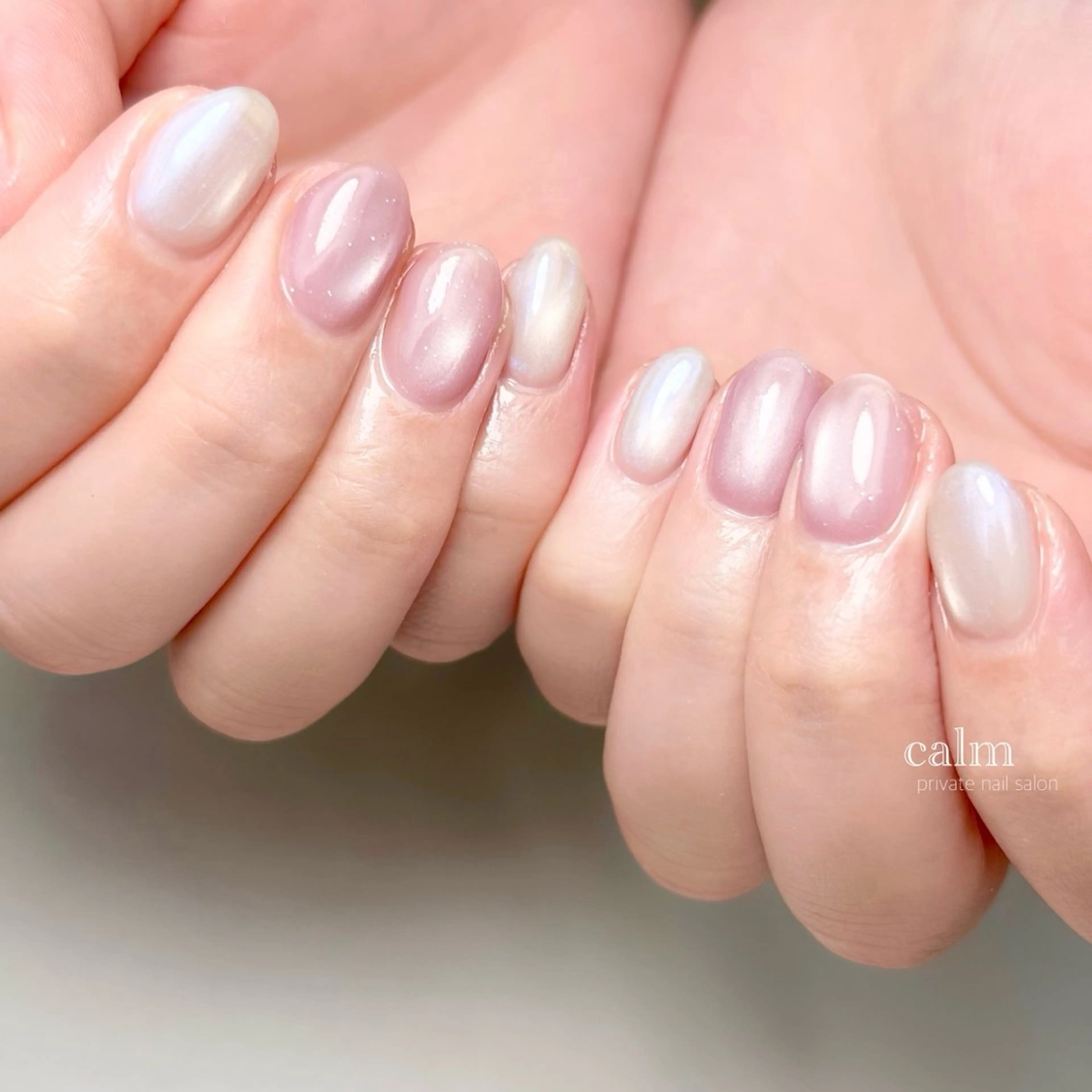 ネイル マグネットネイル ハンドネイル calm 〔ｶｰﾑ〕のネイルデザイン