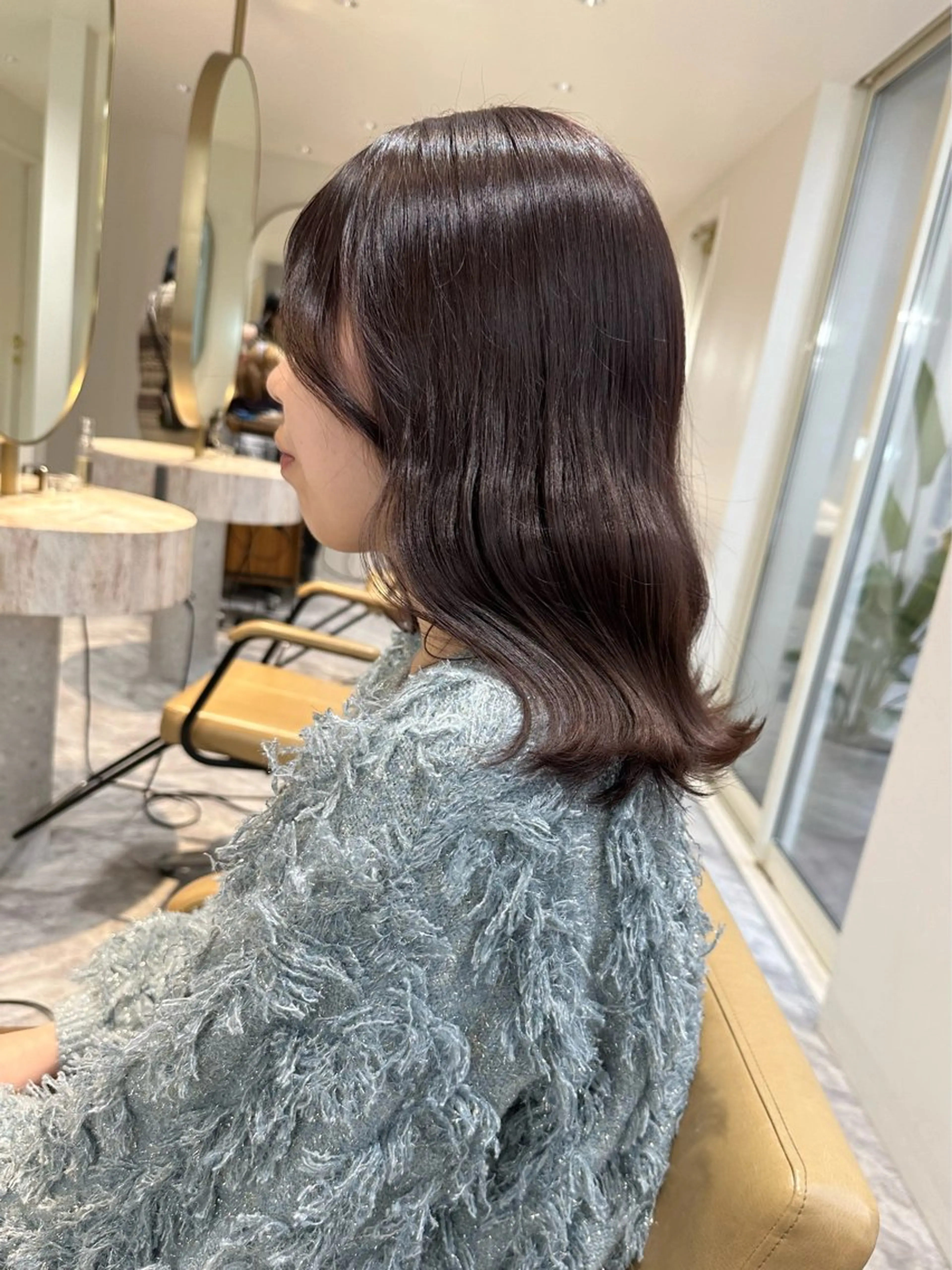 ミディアム カラー ヘアカラー 縮毛矯正/カラー ✨️Mariamuのヘアスタイル