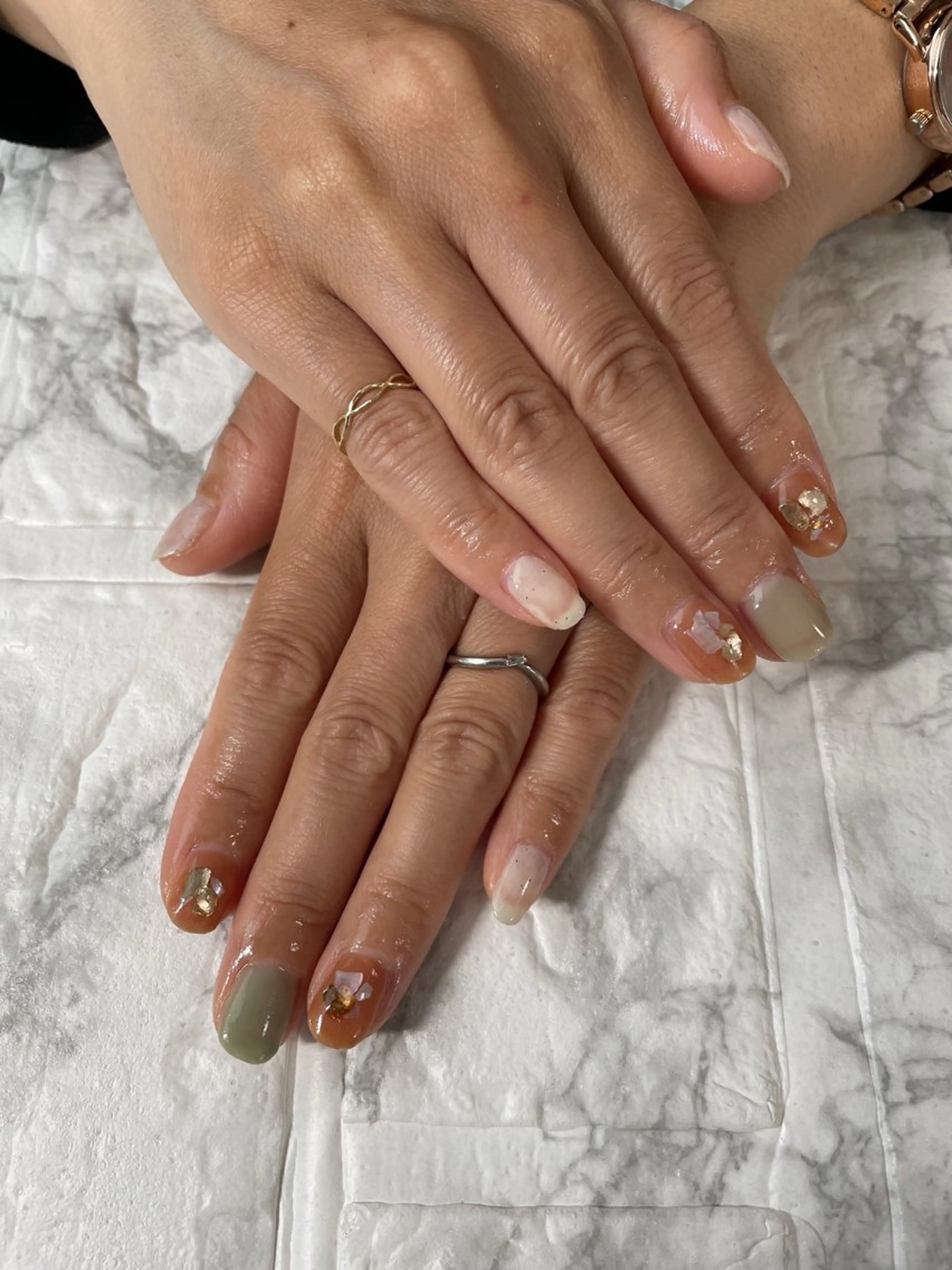 ネイル ジェルネイル 夏ネイル ハンドネイル TOWA NAILのネイルデザイン