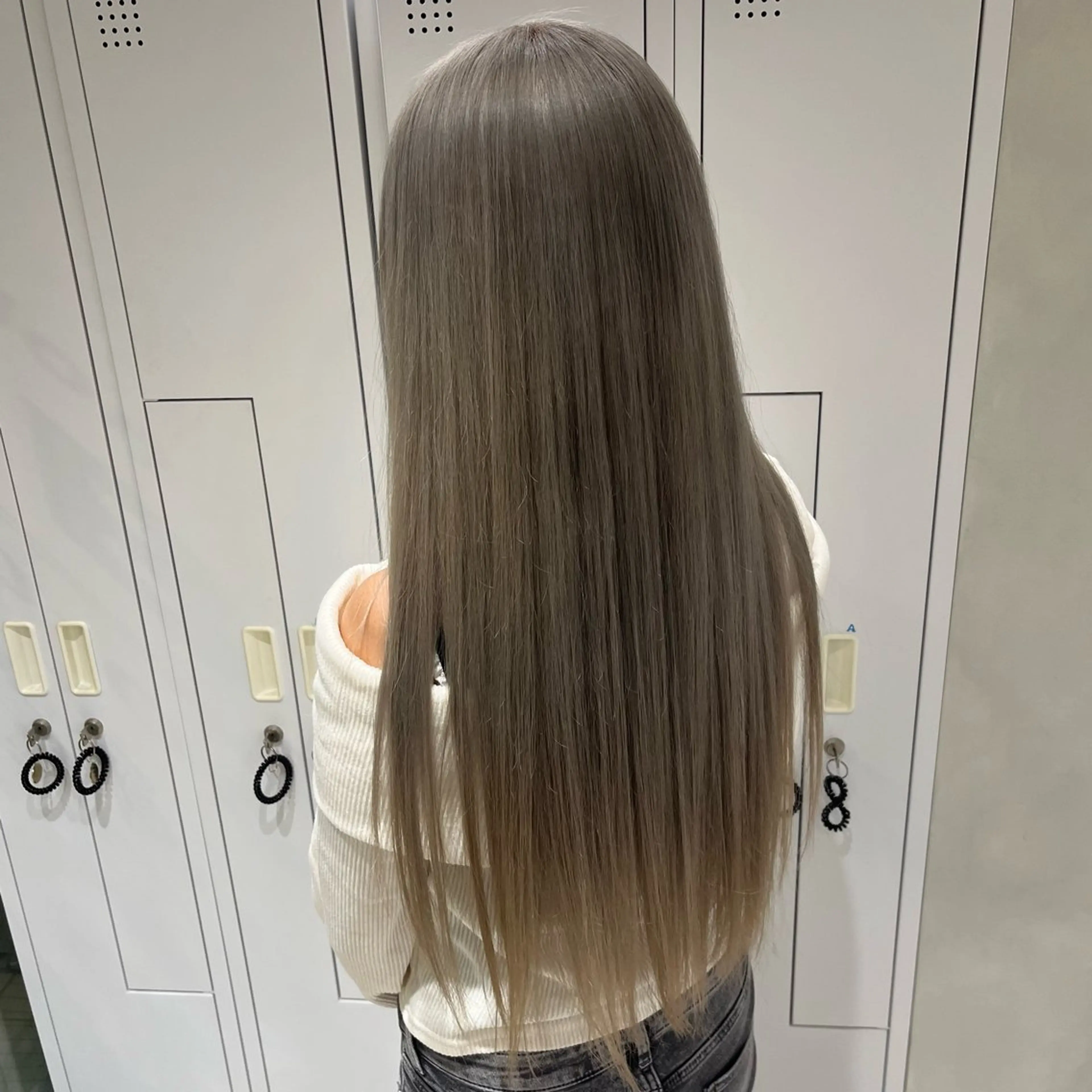 ロング カラー ブリーチ ハイトーンカラー 💖ブリーチ/暖色 𝐘𝐮𝐢💖のヘアスタイル