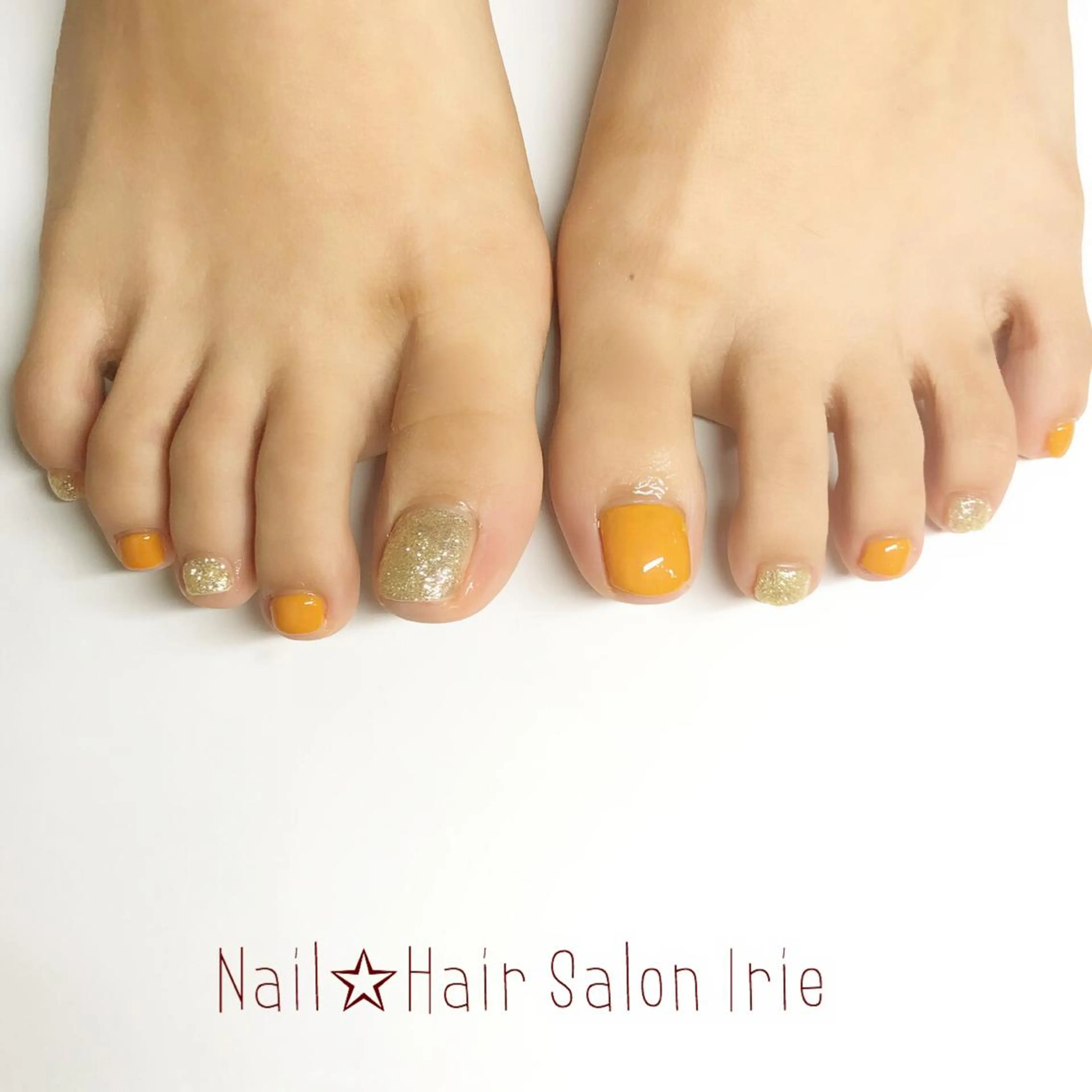 ネイル フットネイル Hair salon Irie所属・與儀 知佳のネイルデザイン