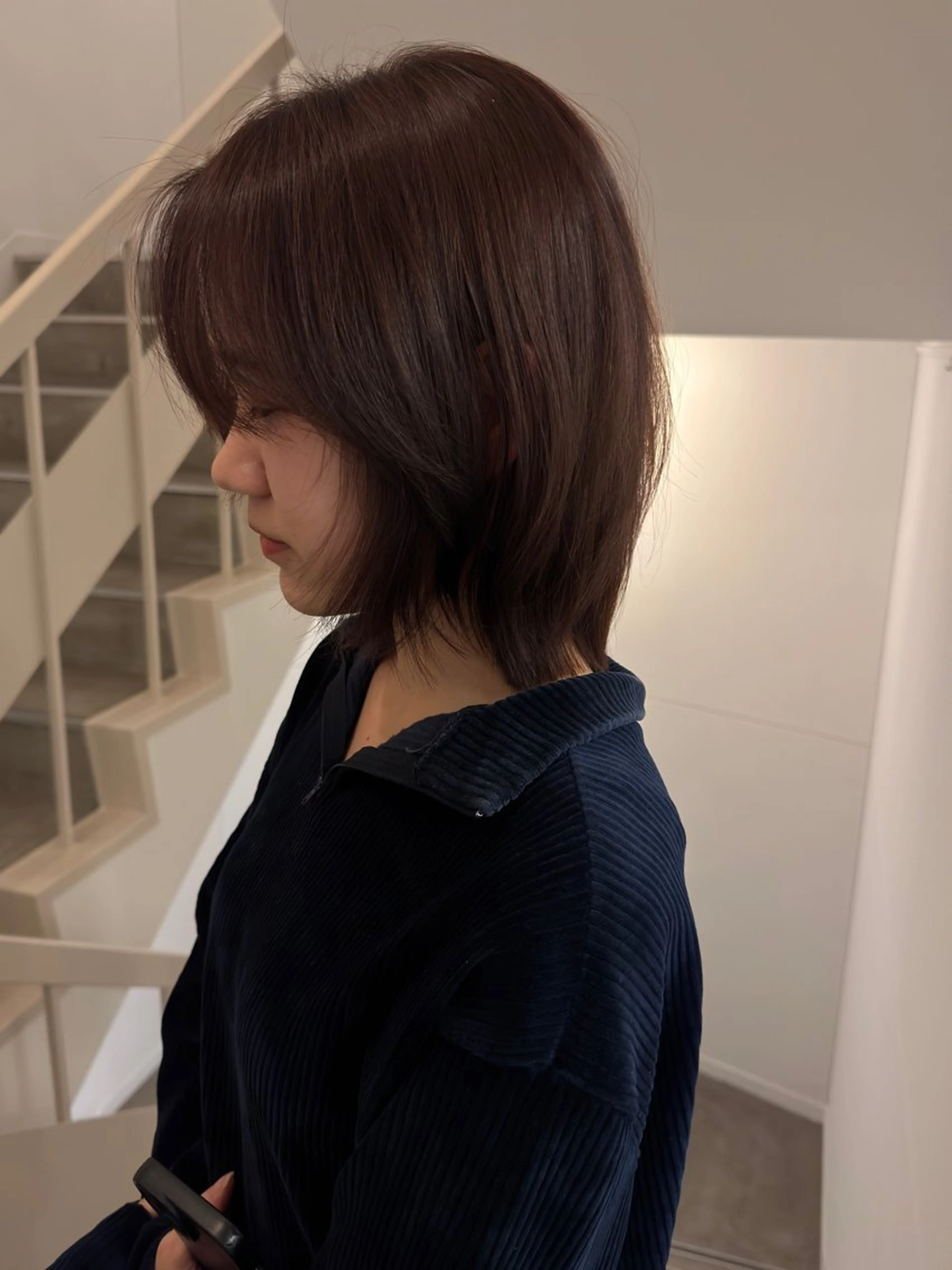 ミディアム カラー カット ヘアカラー トリートメント GO TO DAY SHAIRE SALON SHIBUYA SOL所属・半個室サロン 早坂僚太のヘアスタイル