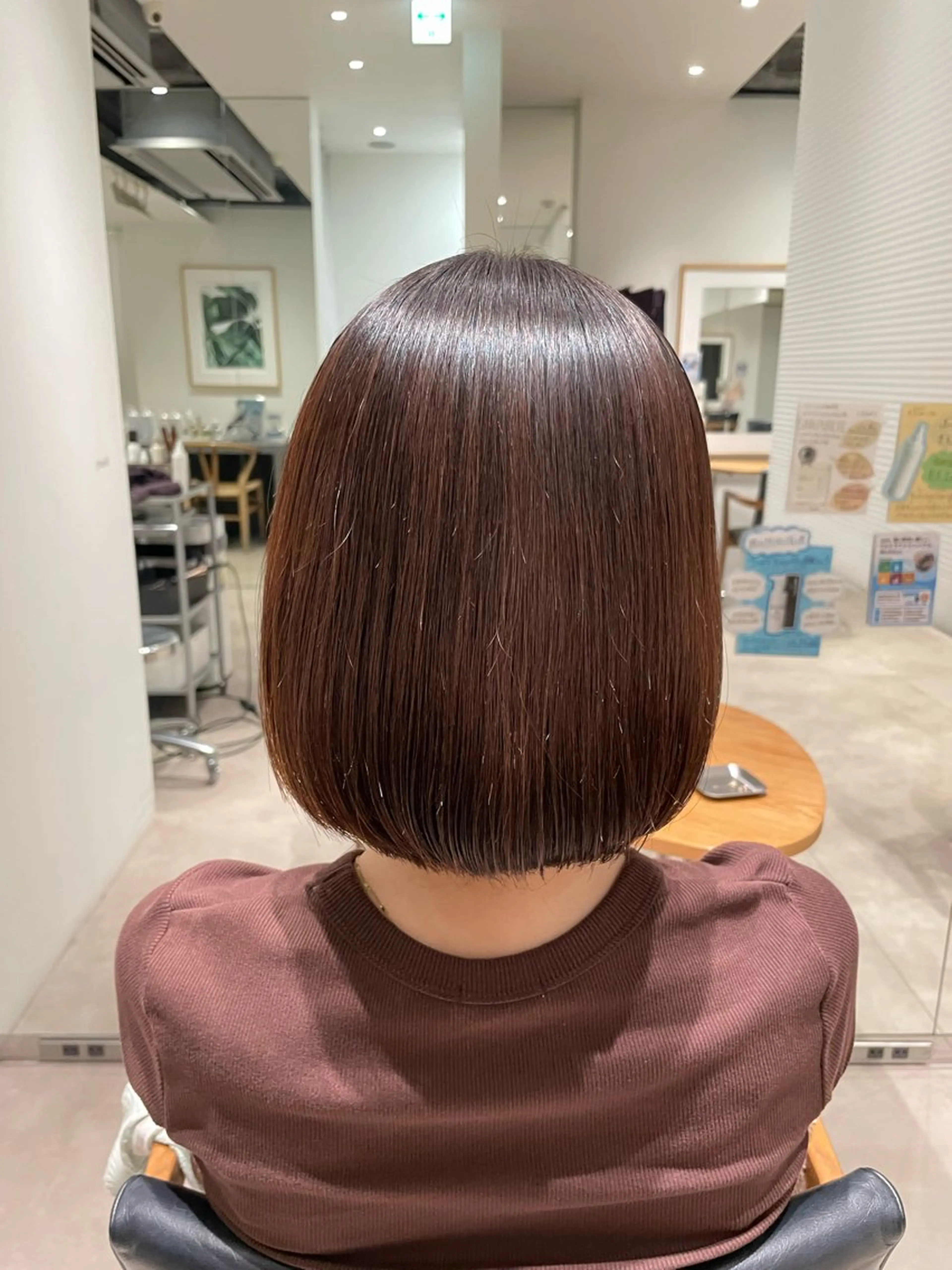 ショート 縮毛矯正 髪質改善カラー＆ 縮毛矯正　石井良平のヘアスタイル