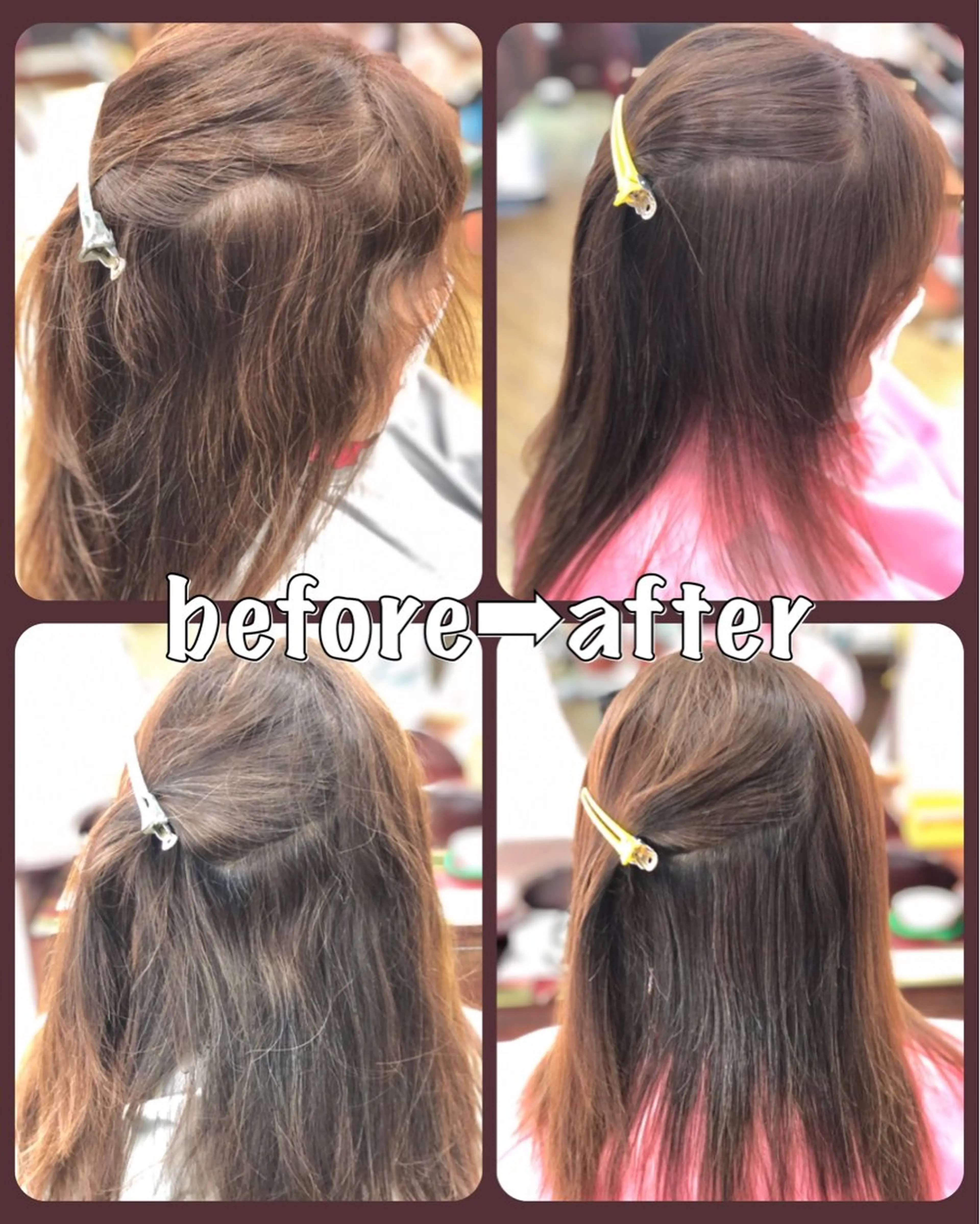 ロング 酸性ストレート カラー損傷毛縮毛矯正 ツイストスパ佐藤昭利のヘアスタイル