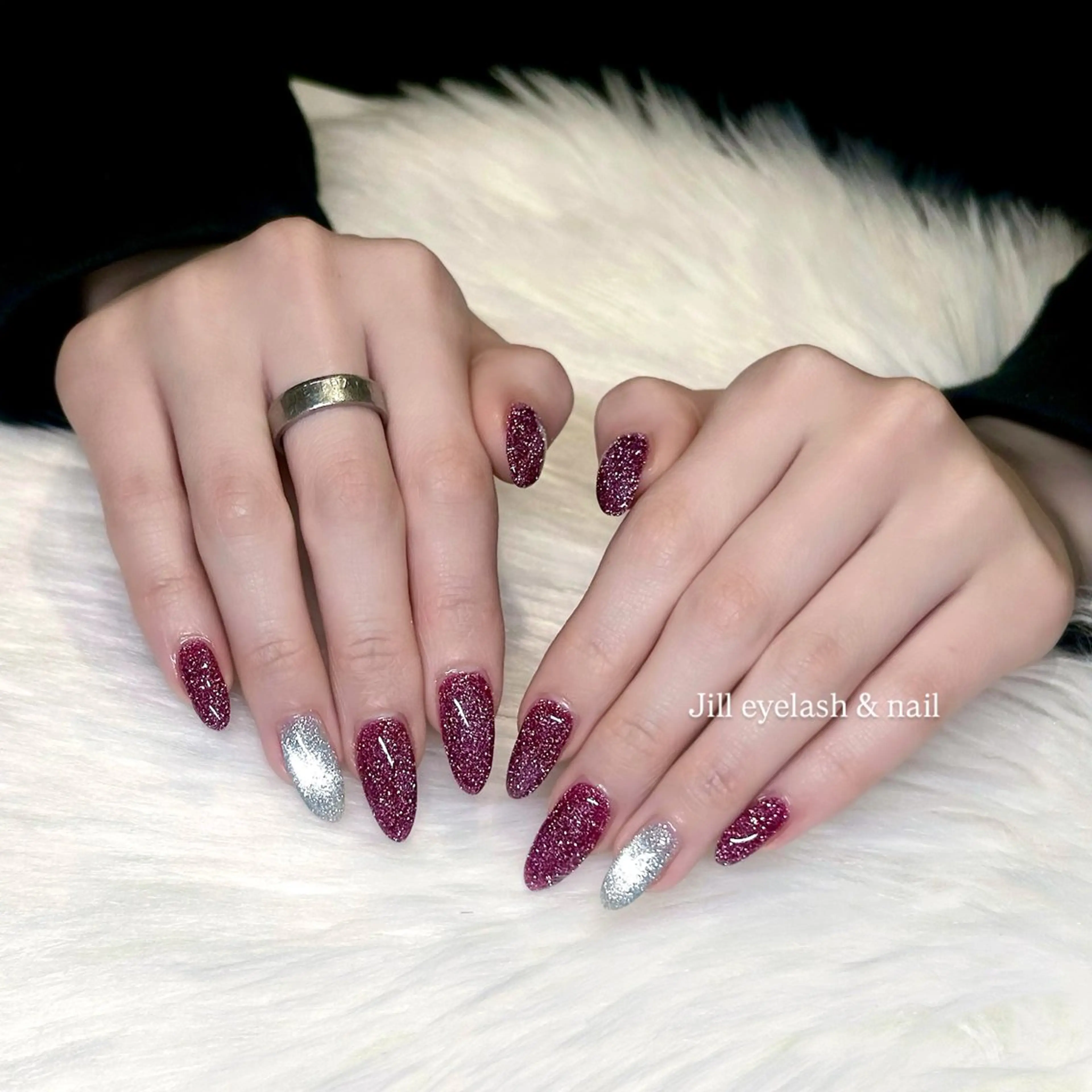 ネイル フラッシュネイル ハンドネイル ami 𝜗𝜚˚⋆のネイルデザイン