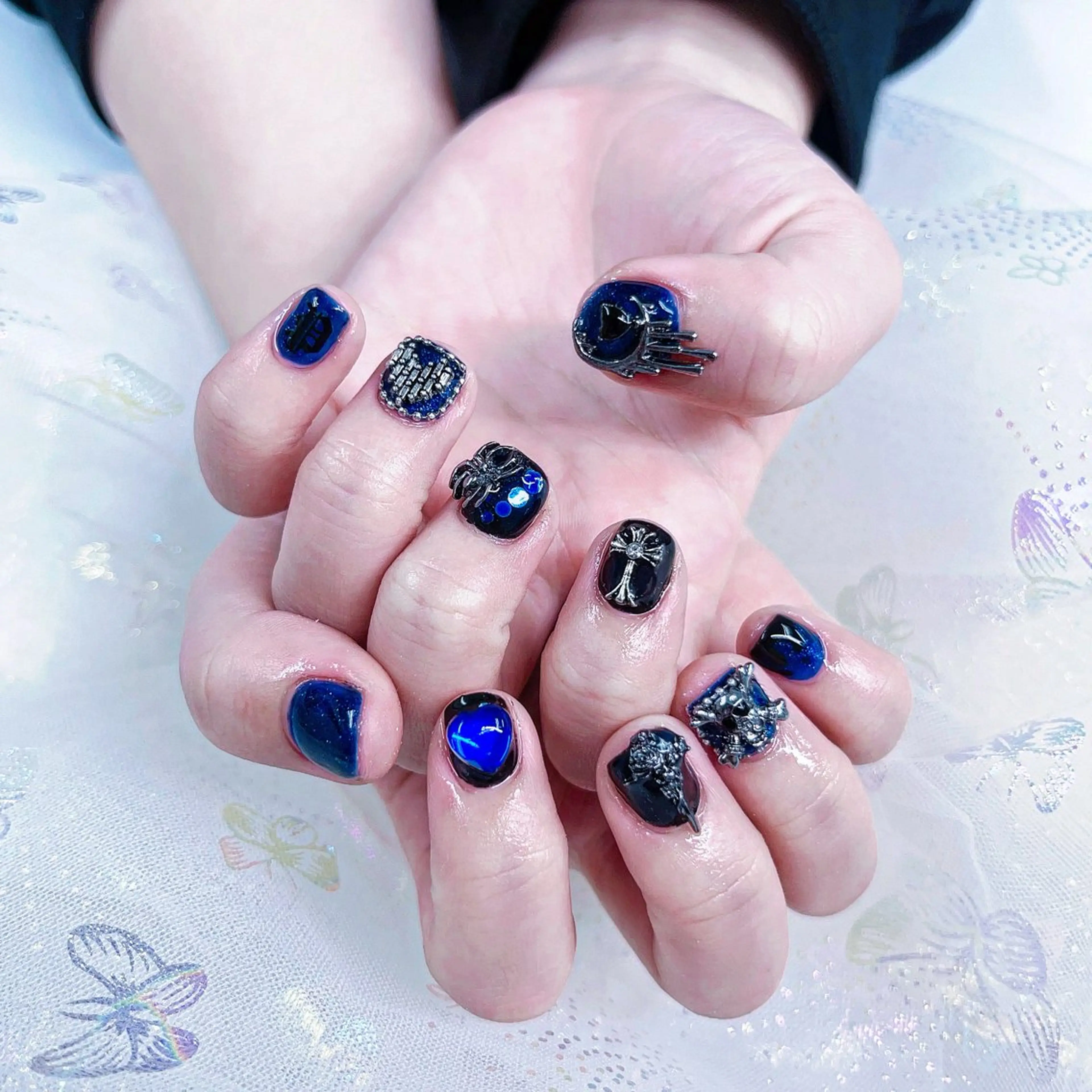 ネイル パーツ全部¥110 サロンミミのネイルデザイン